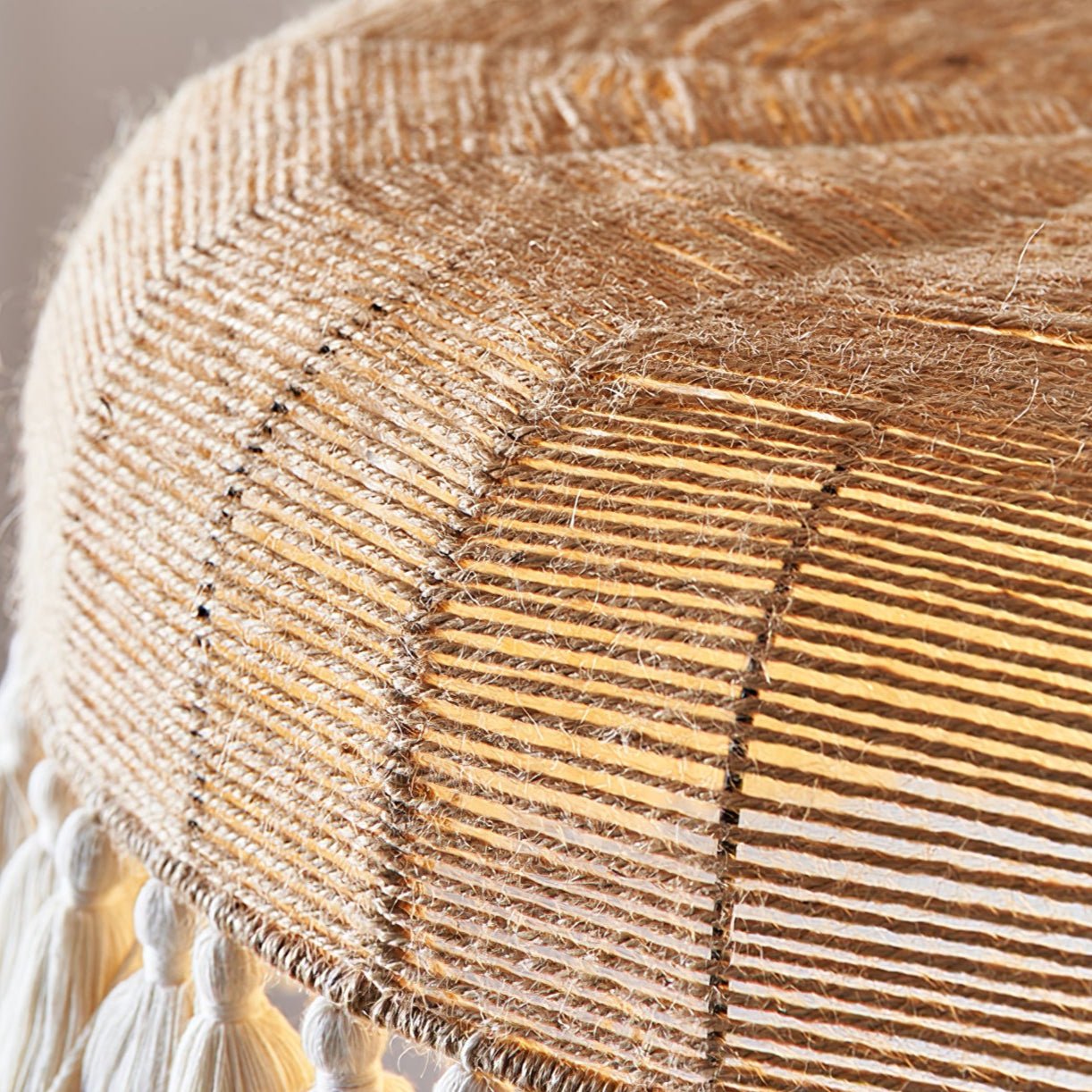 Handwoven Jute Pendant Light - Letslighting