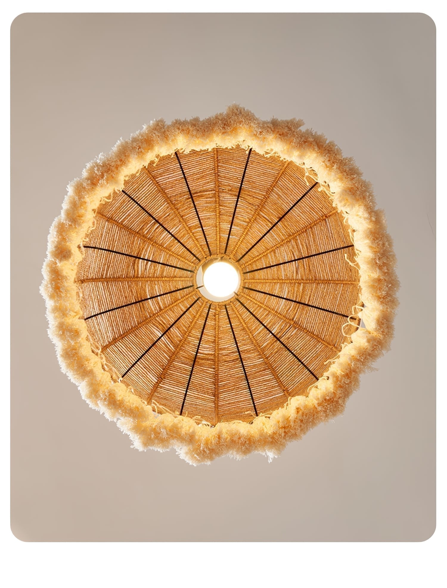Handwoven Jute Pendant Light - Letslighting