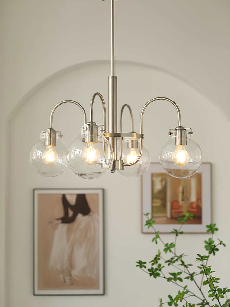 Verinyra Premium Nordic Art Glass Metal Chandelier - Letslighting