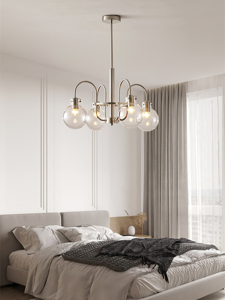 Verinyra Premium Nordic Art Glass Metal Chandelier - Letslighting