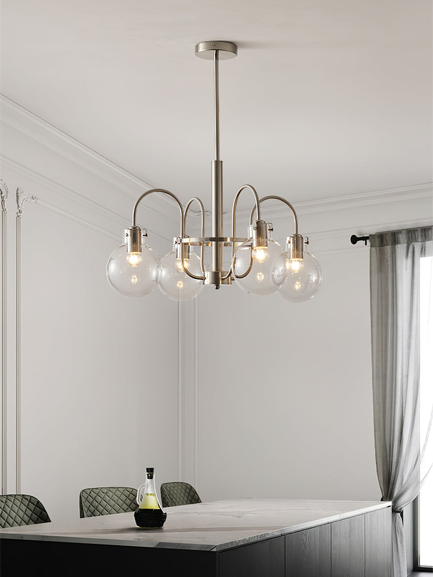 Verinyra Premium Nordic Art Glass Metal Chandelier - Letslighting