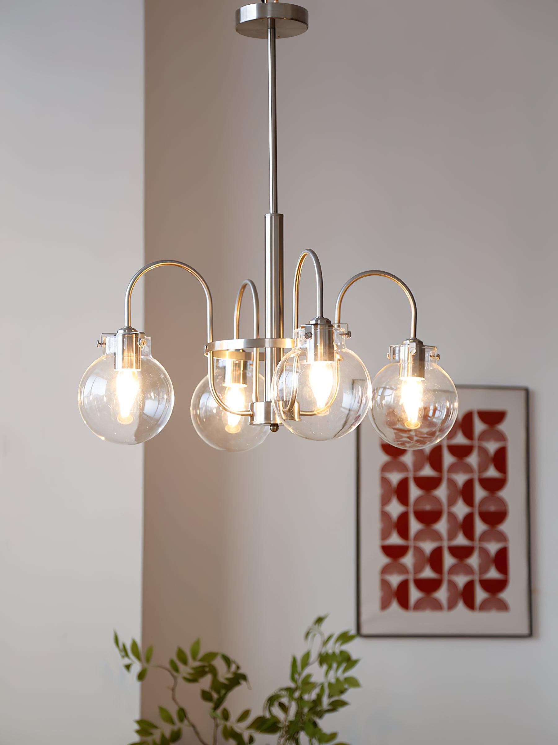 Verinyra Premium Nordic Art Glass Metal Chandelier - Letslighting