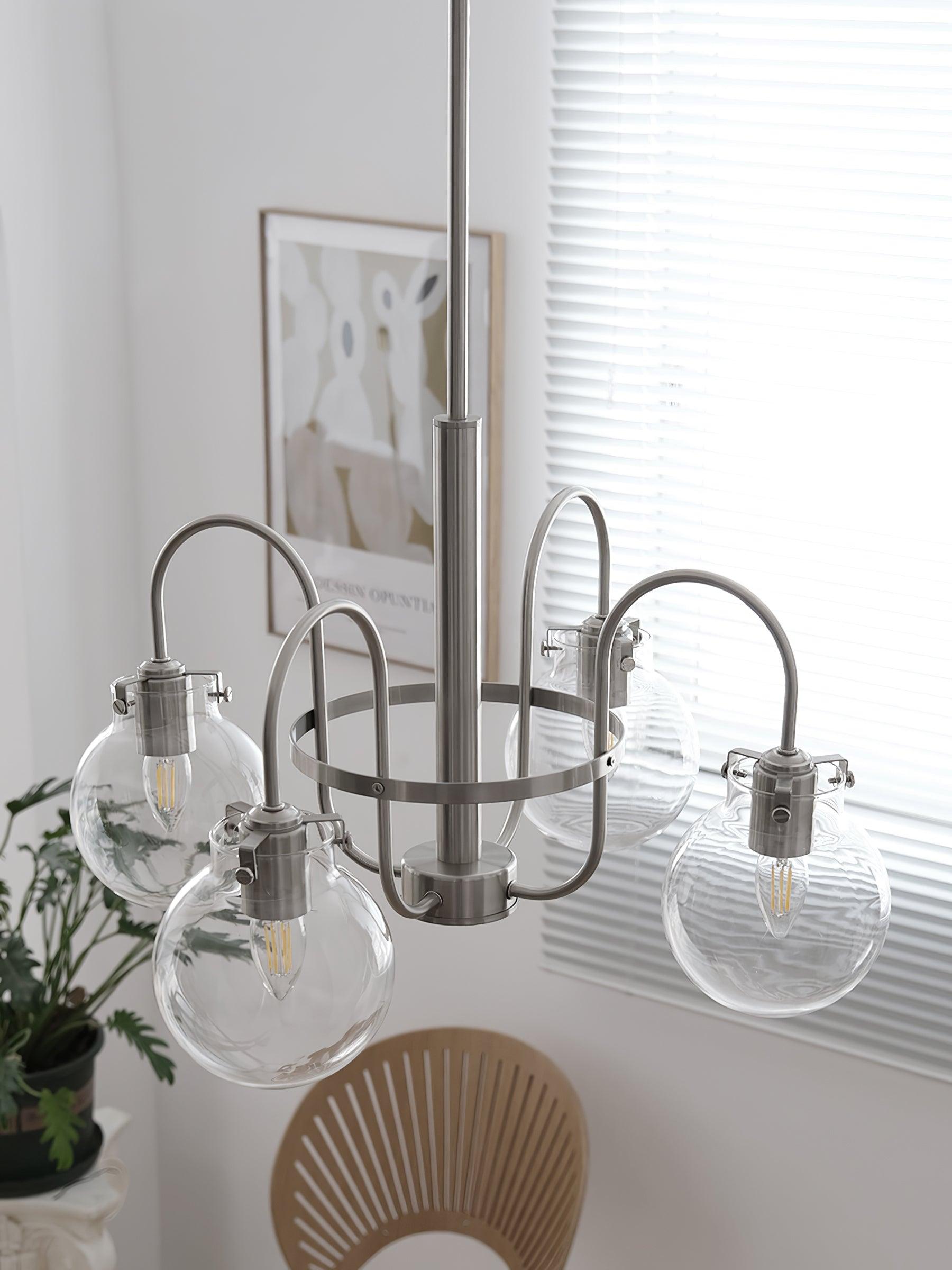 Verinyra Premium Nordic Art Glass Metal Chandelier - Letslighting