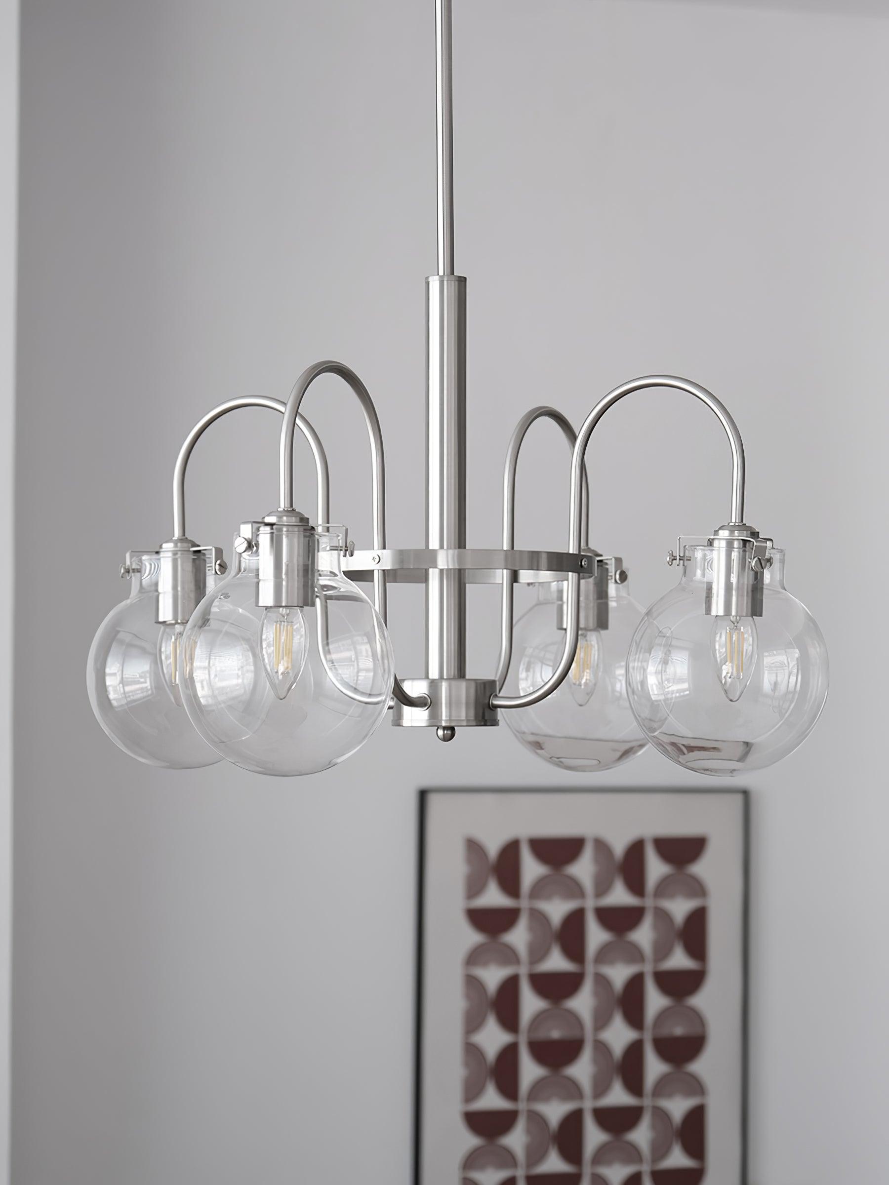 Verinyra Premium Nordic Art Glass Metal Chandelier - Letslighting
