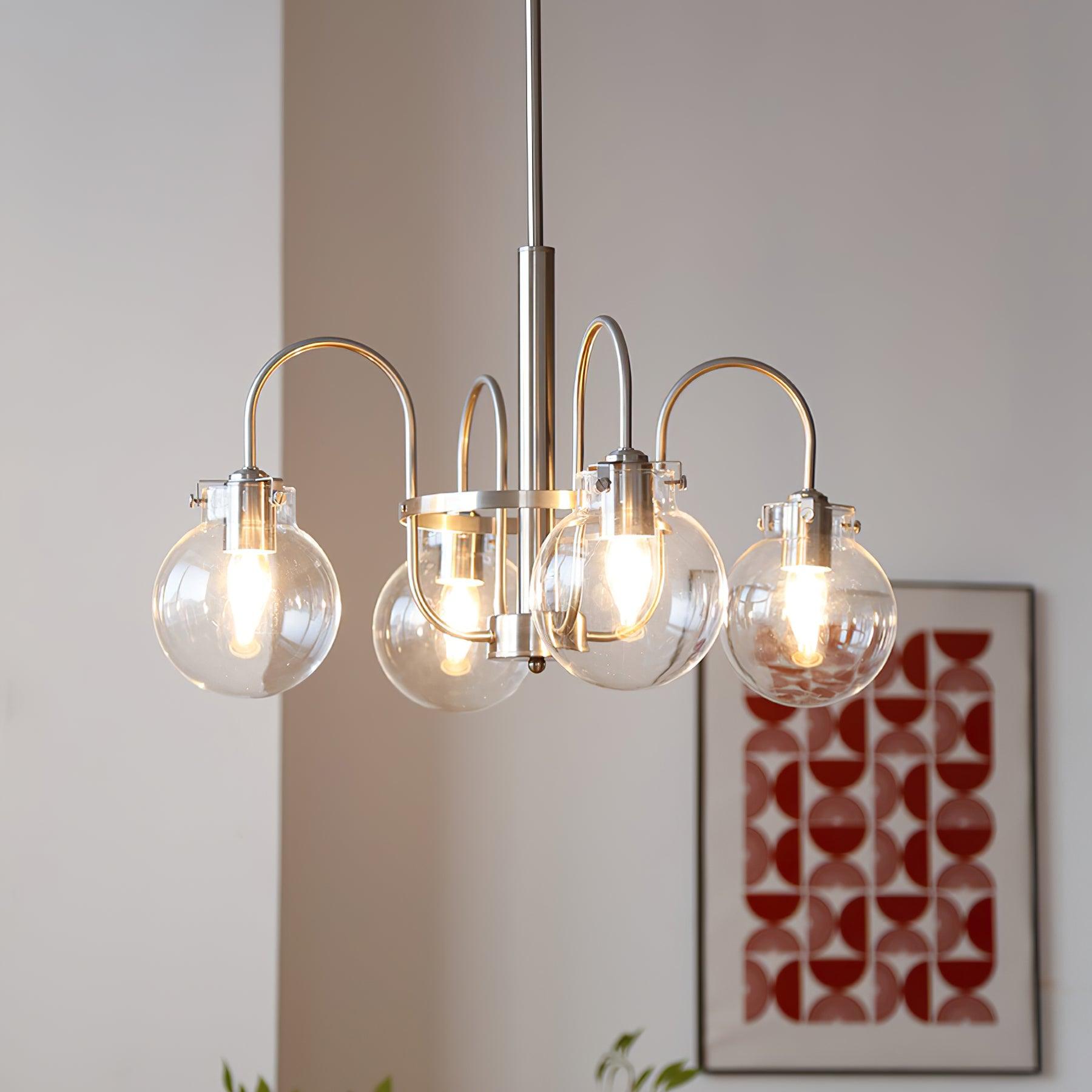 Verinyra Premium Nordic Art Glass Metal Chandelier - Letslighting