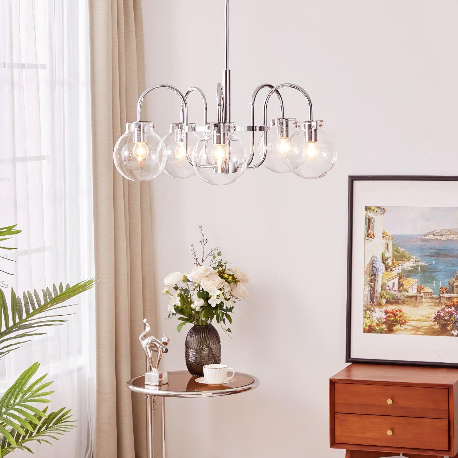 Verinyra Premium Nordic Art Glass Metal Chandelier - Letslighting