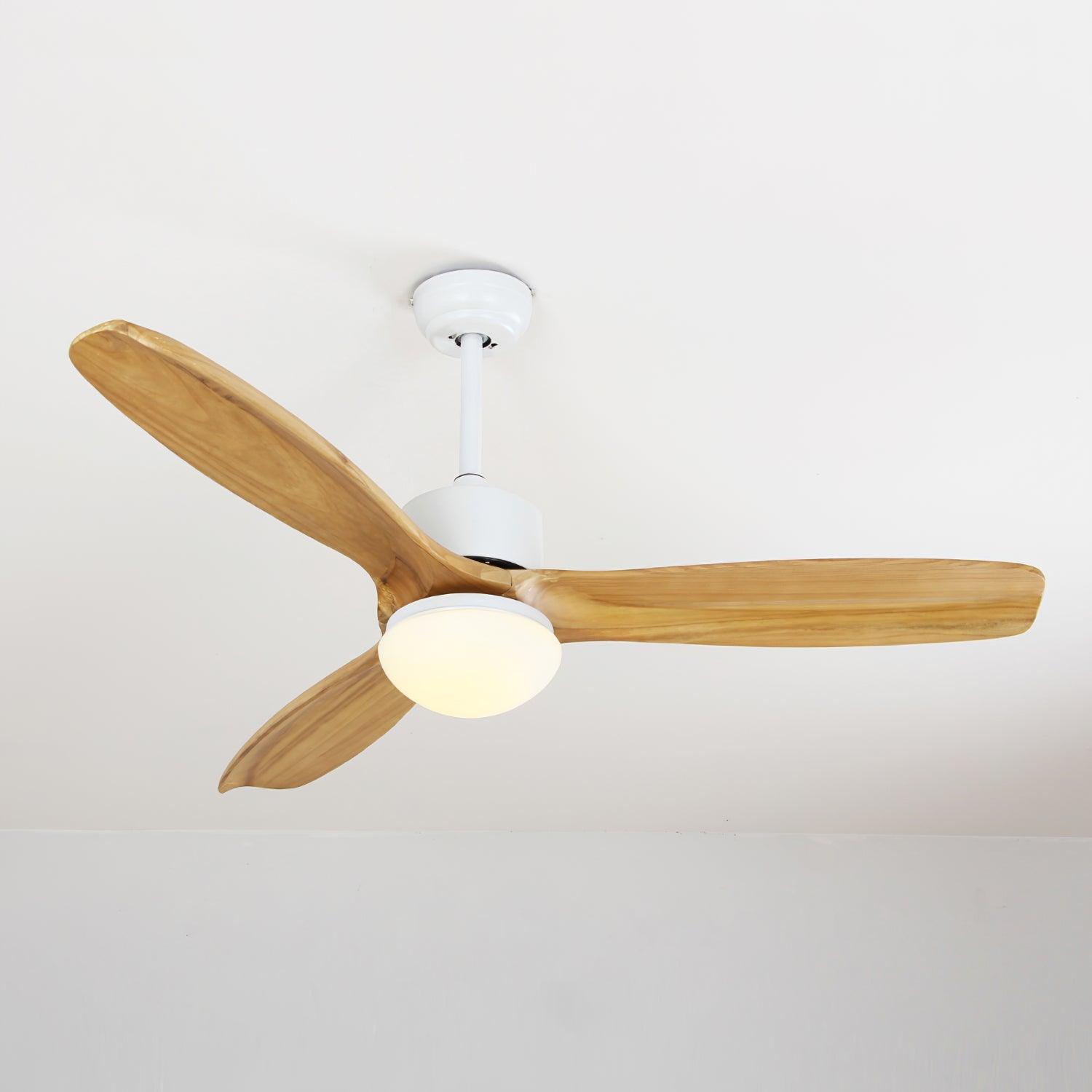 Componentes de la barra de suspensión del ventilador con luz Brivel.