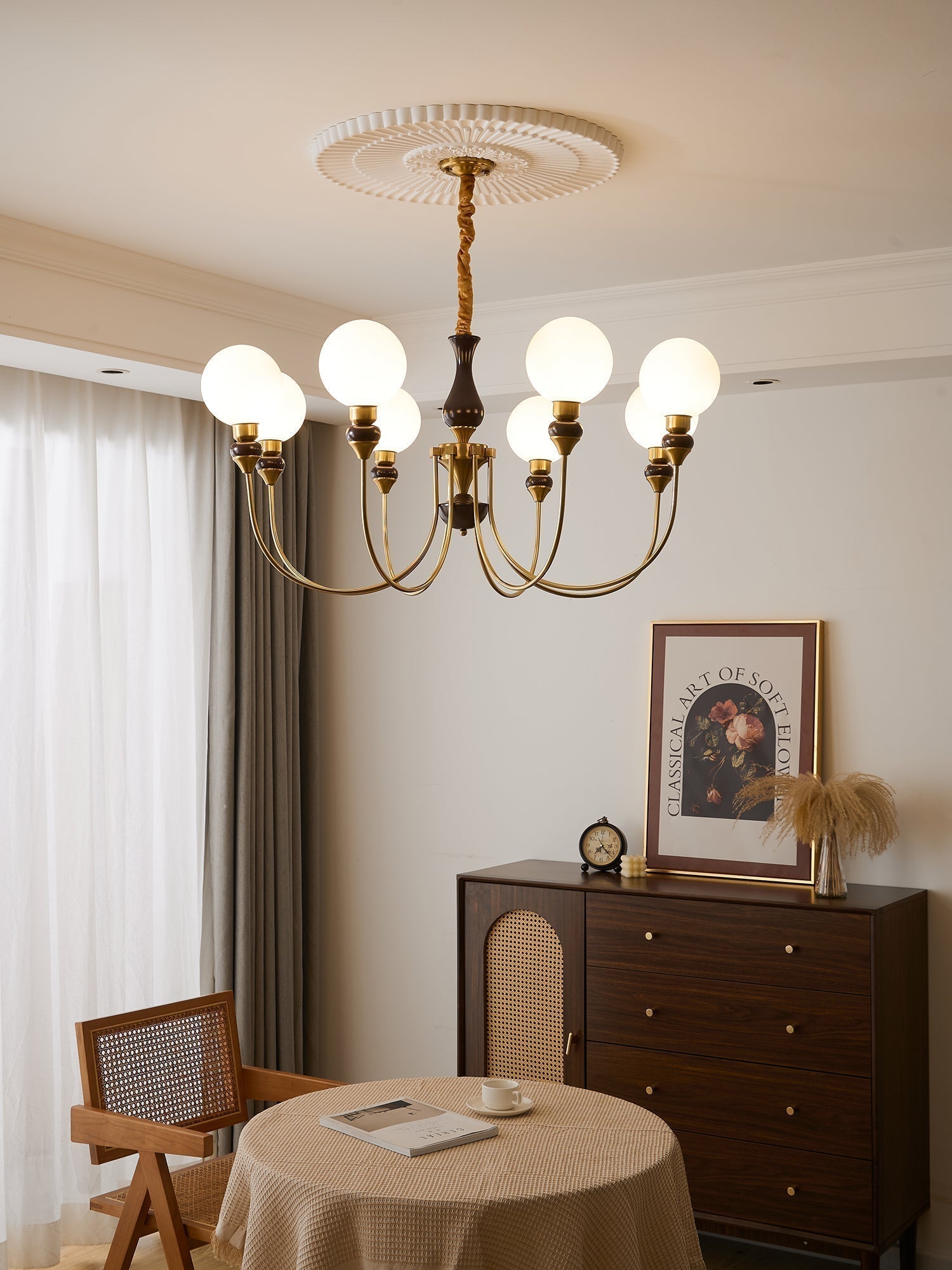 Helena Curve Chandelier - Letslighting