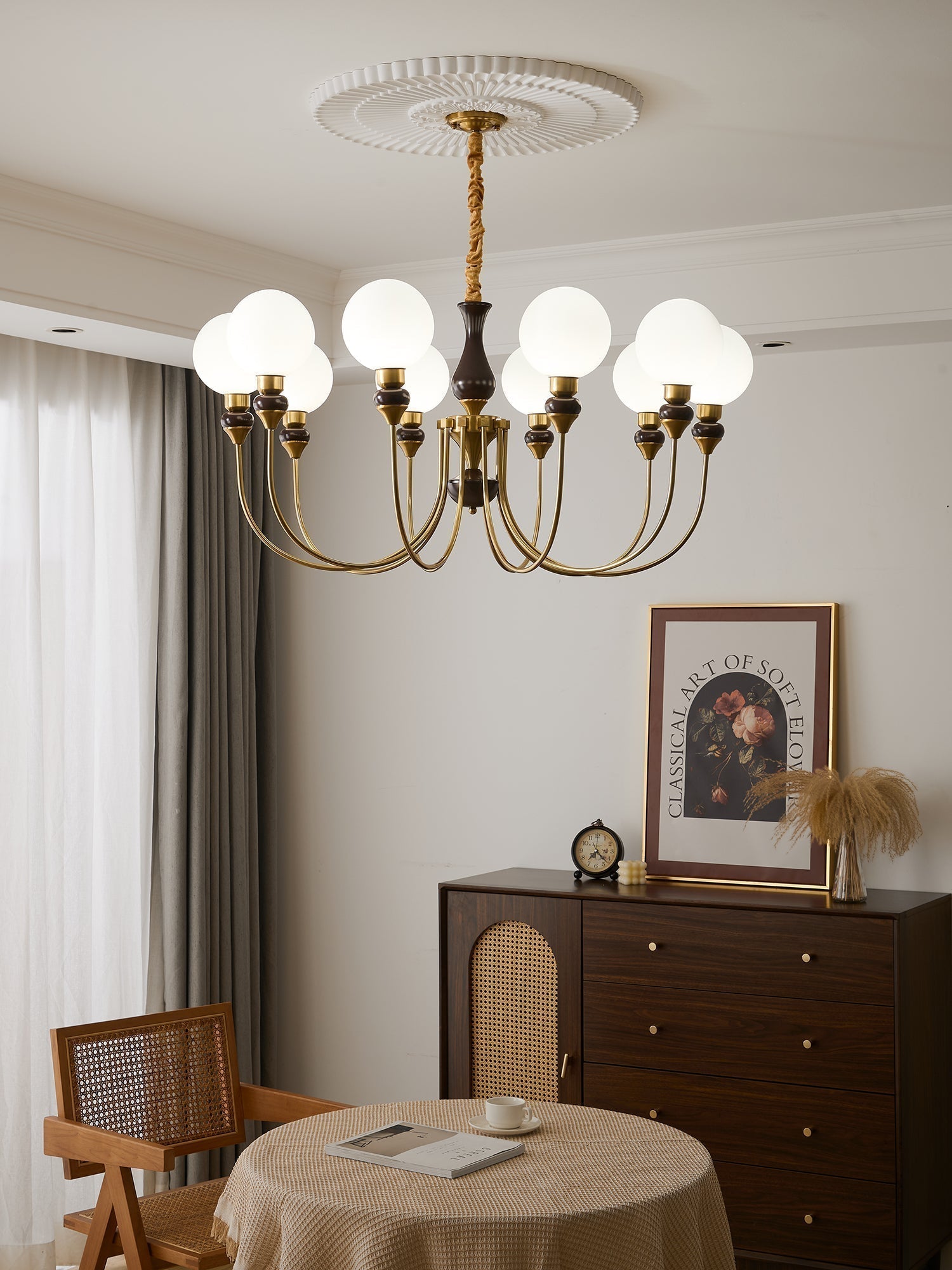 Helena Curve Chandelier - Letslighting