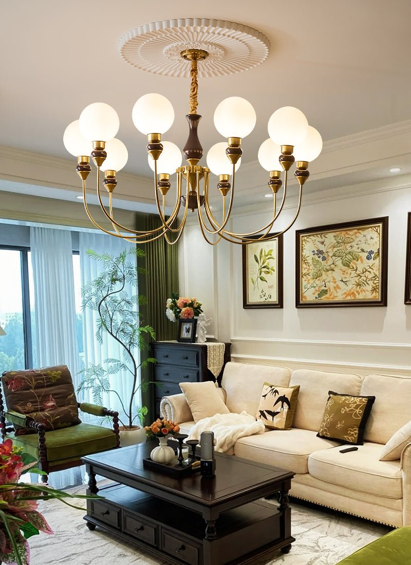 Helena Curve Chandelier - Letslighting