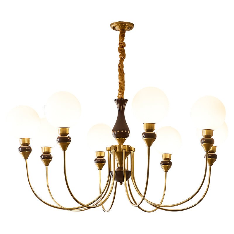 Helena Curve Chandelier - Letslighting
