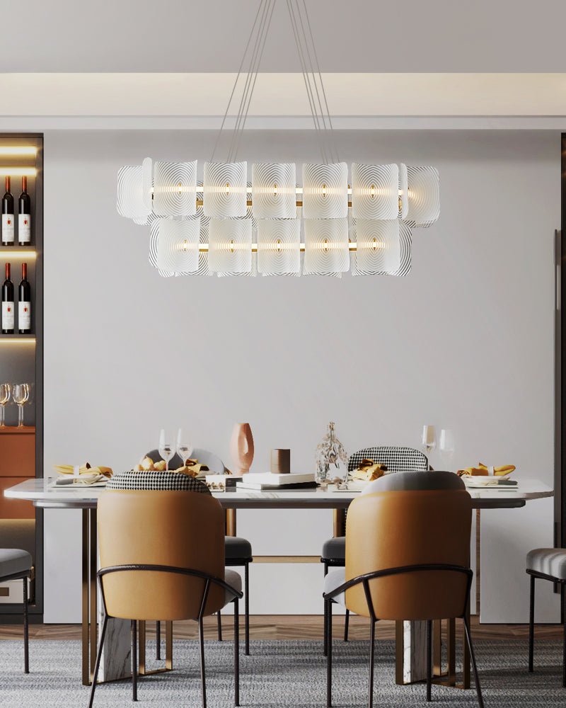 Helios Rectangle Pendant Lamp - Letslighting