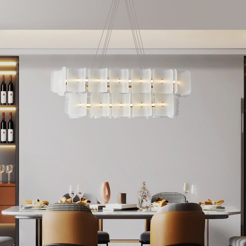 Helios Rectangle Pendant Lamp - Letslighting