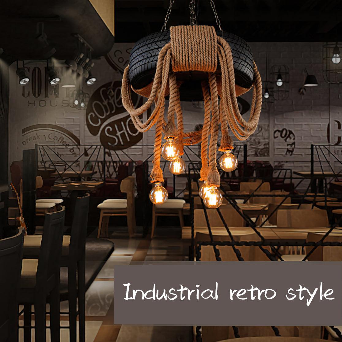 Larry Industrial Metal Chandelier - Letslighting