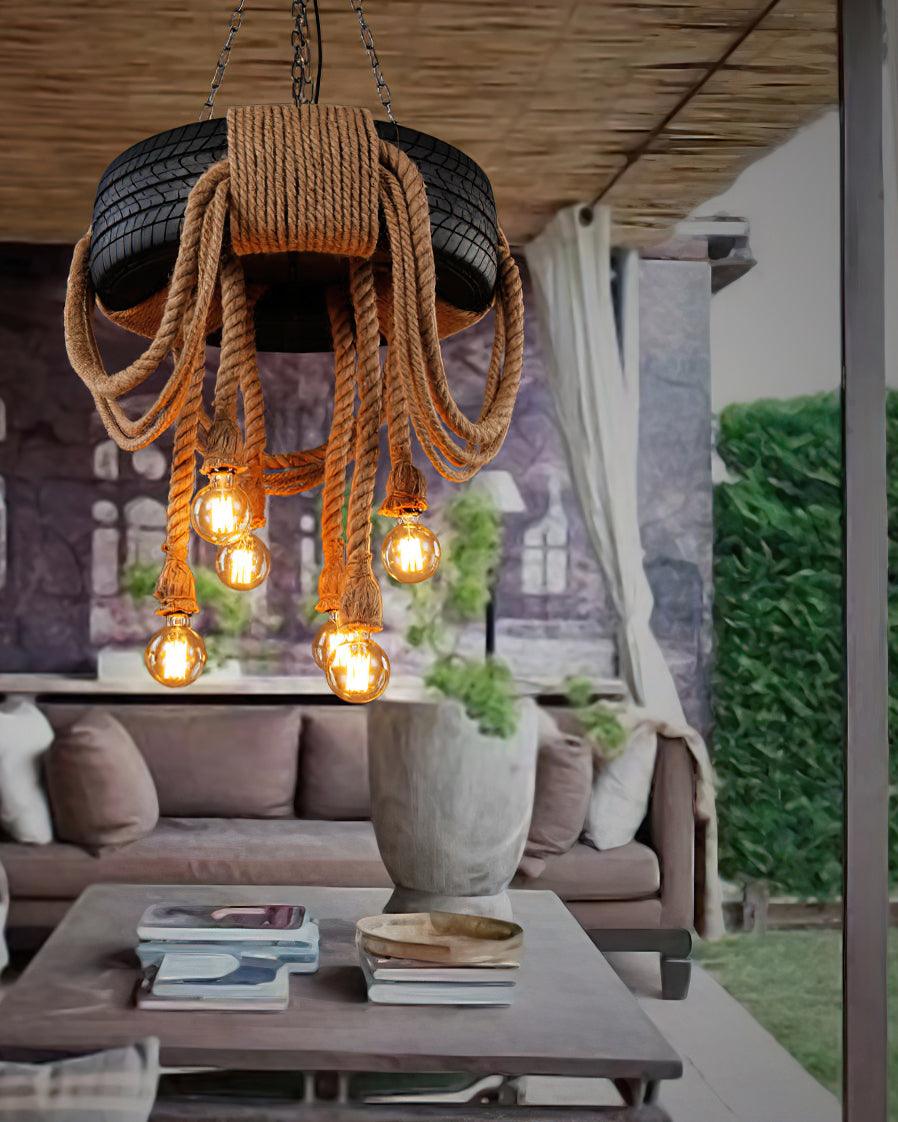 Larry Industrial Metal Chandelier - Letslighting