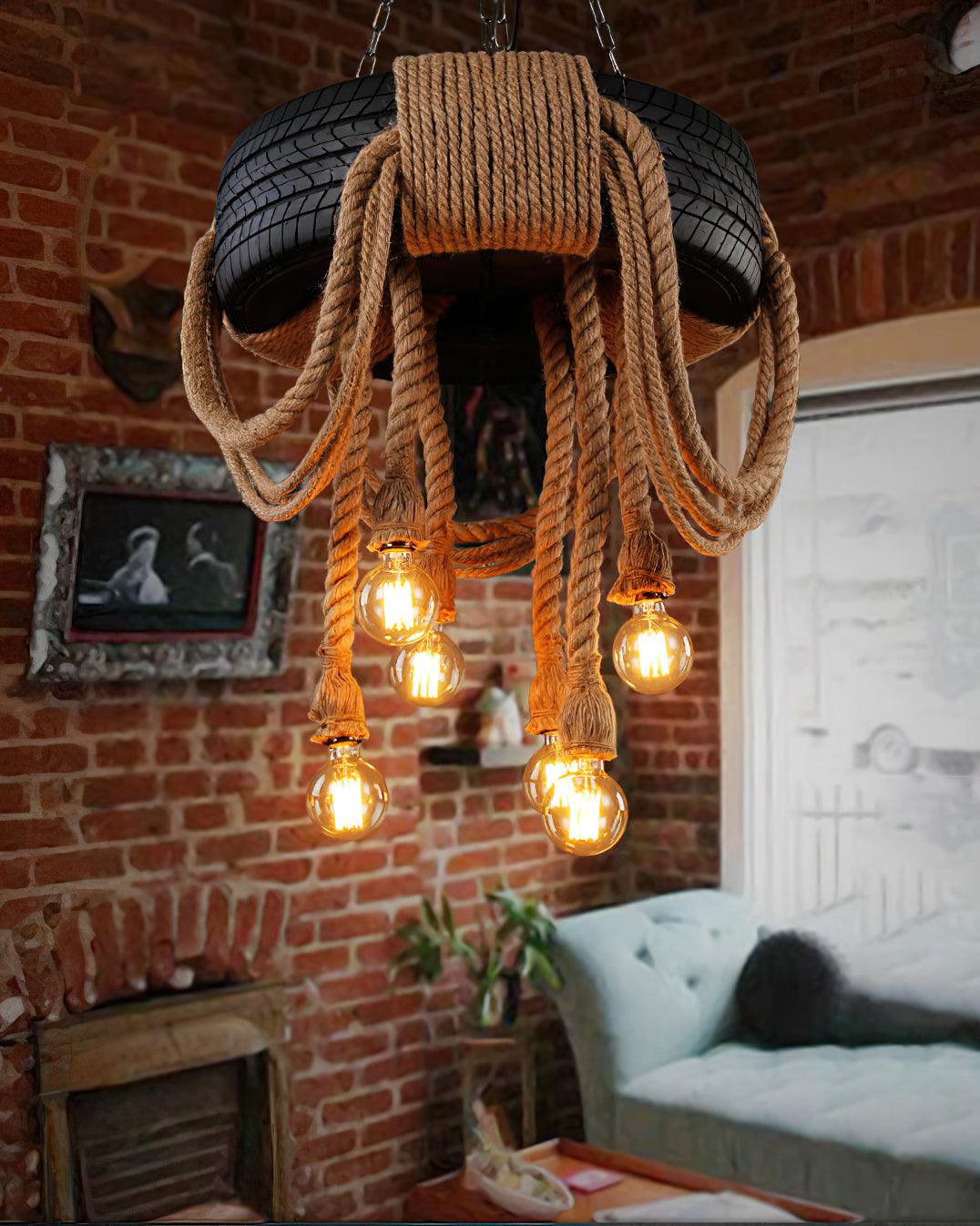 Larry Industrial Metal Chandelier - Letslighting