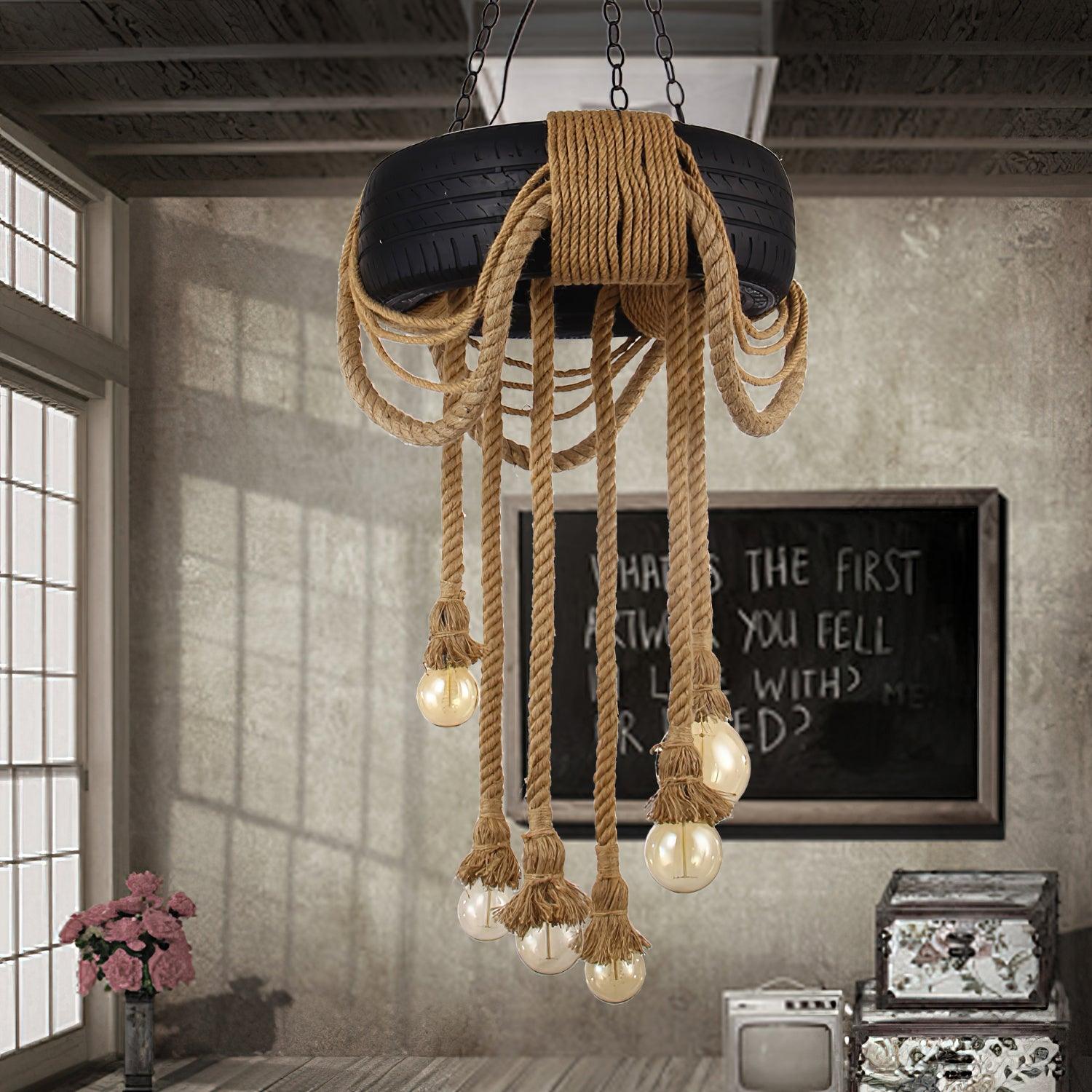 Larry Industrial Metal Chandelier - Letslighting