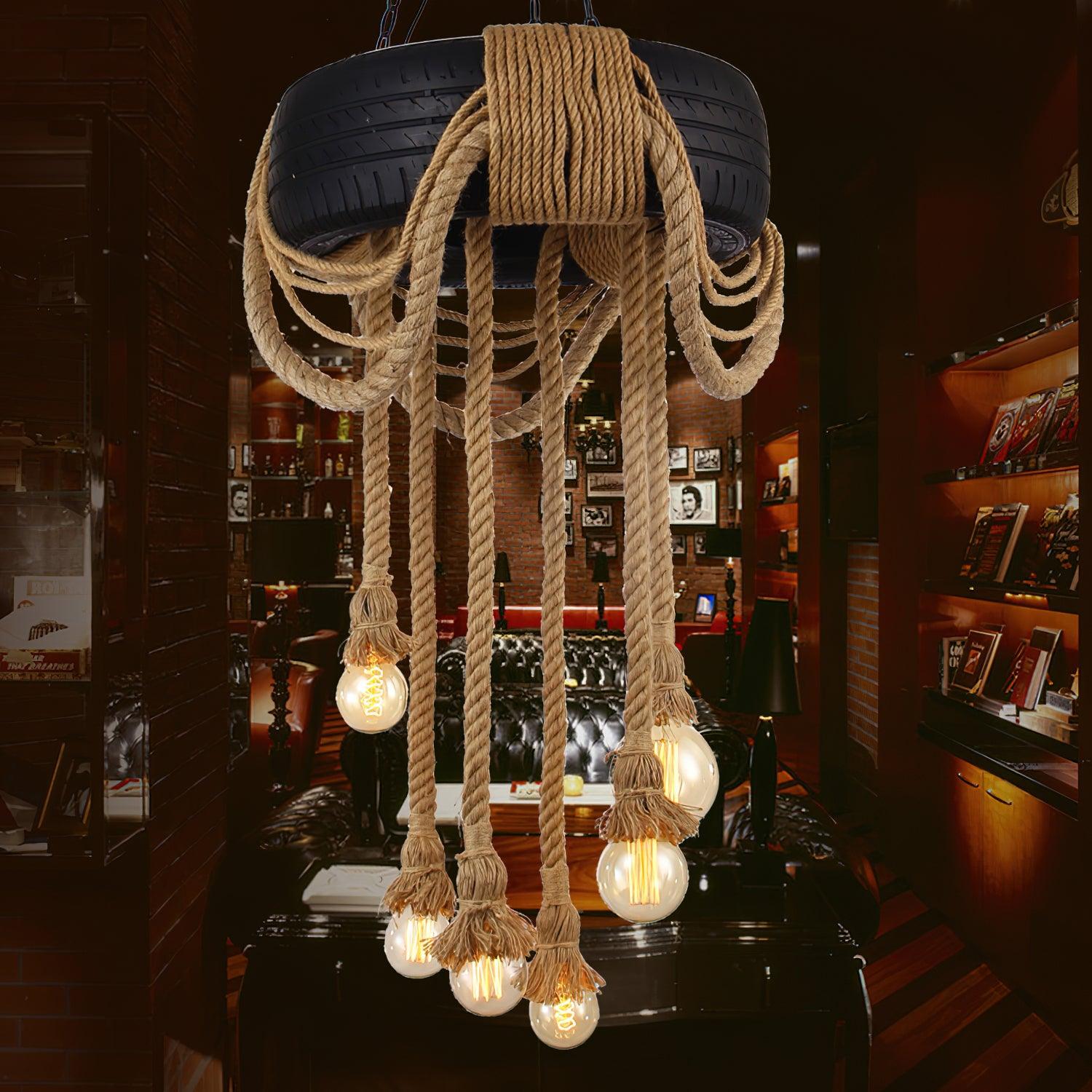 Larry Industrial Metal Chandelier - Letslighting