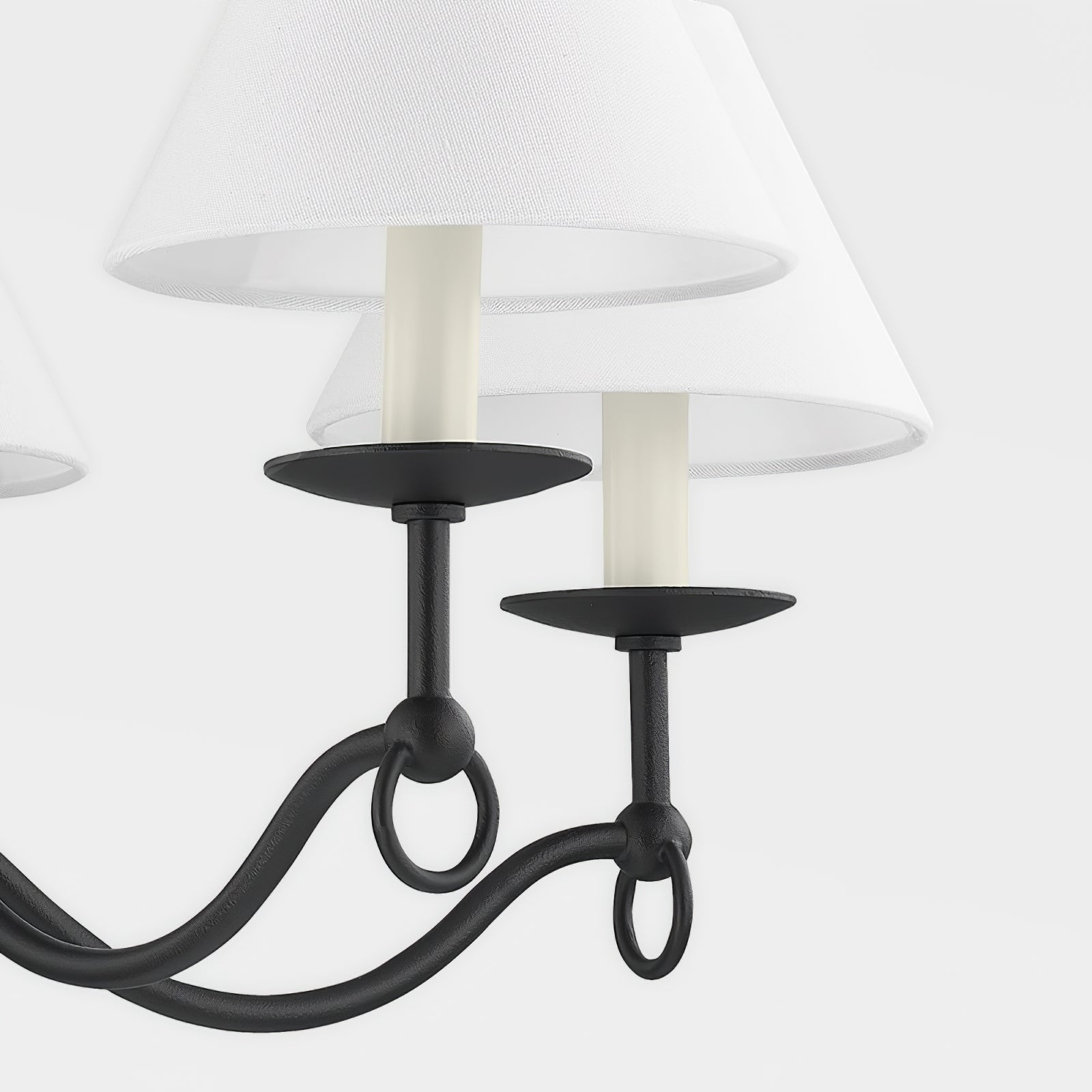 Aurora Chandelier Curved Arms Vintage - Letslighting