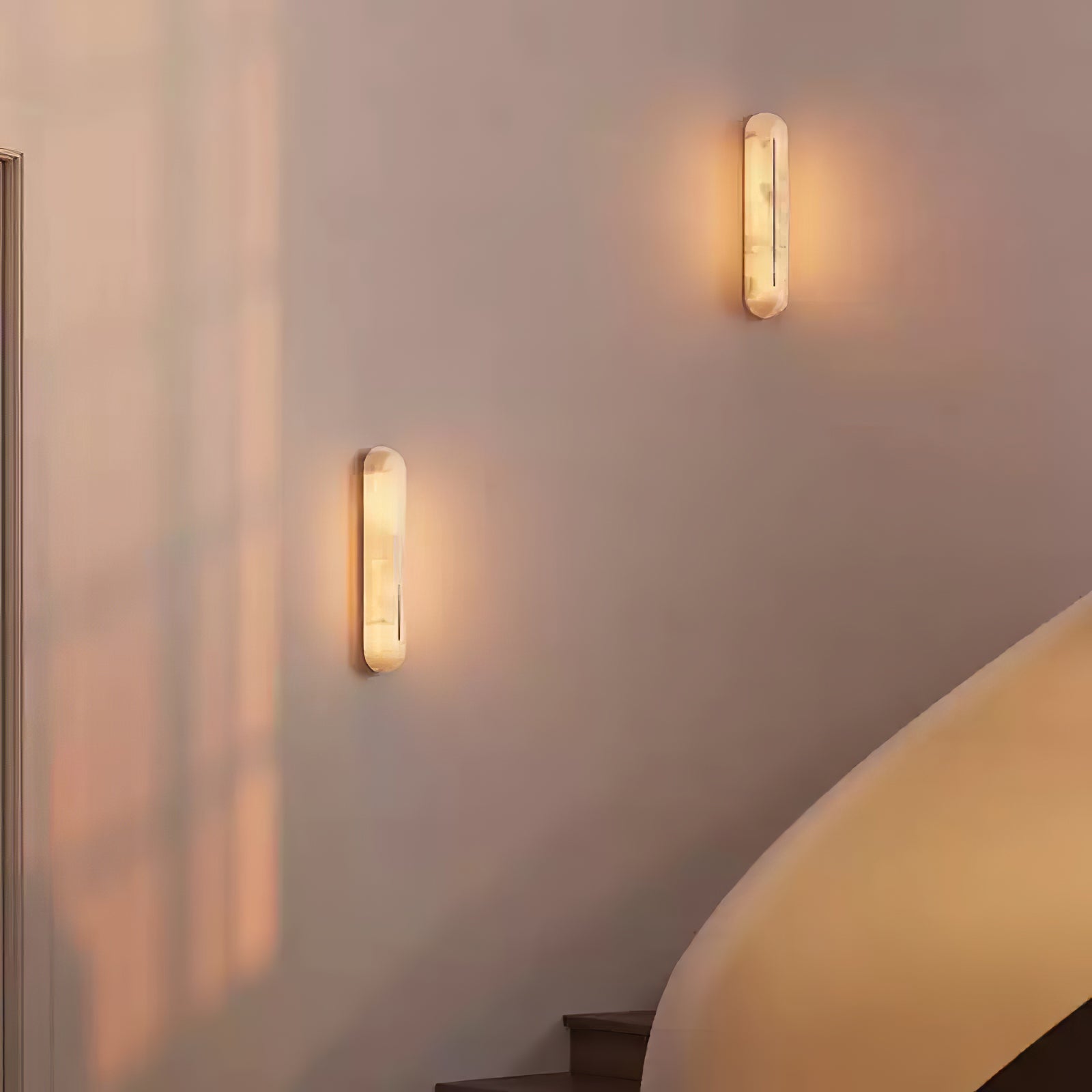 Armaryra Oblong Alabaster Wall Light - Letslighting