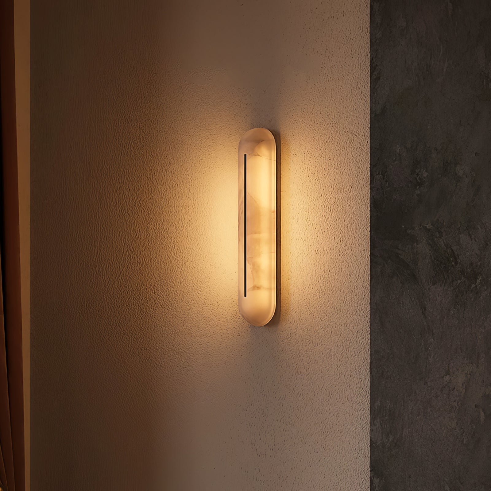 Armaryra Oblong Alabaster Wall Light - Letslighting