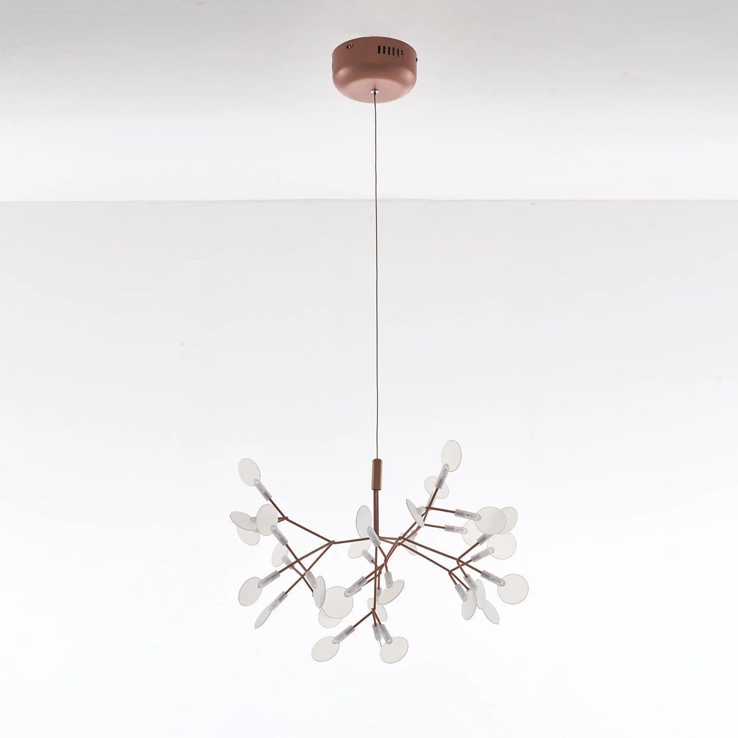 Olivia Lámpara de Araña Única Estilo Sputnik Art Decó Luciérnaga