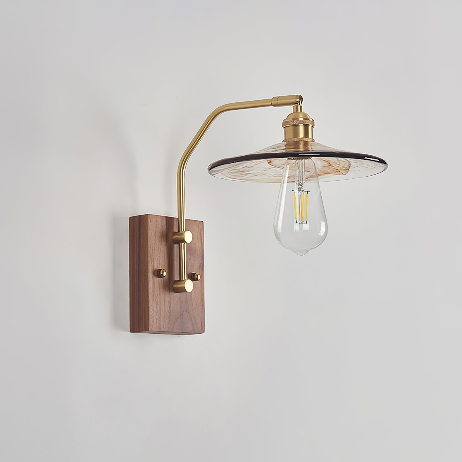 Heritage Walnut Wall Lamp - Letslighting