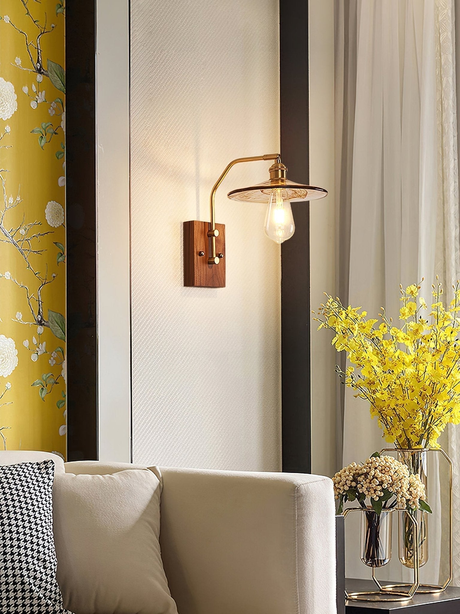 Heritage Walnut Wall Lamp - Letslighting