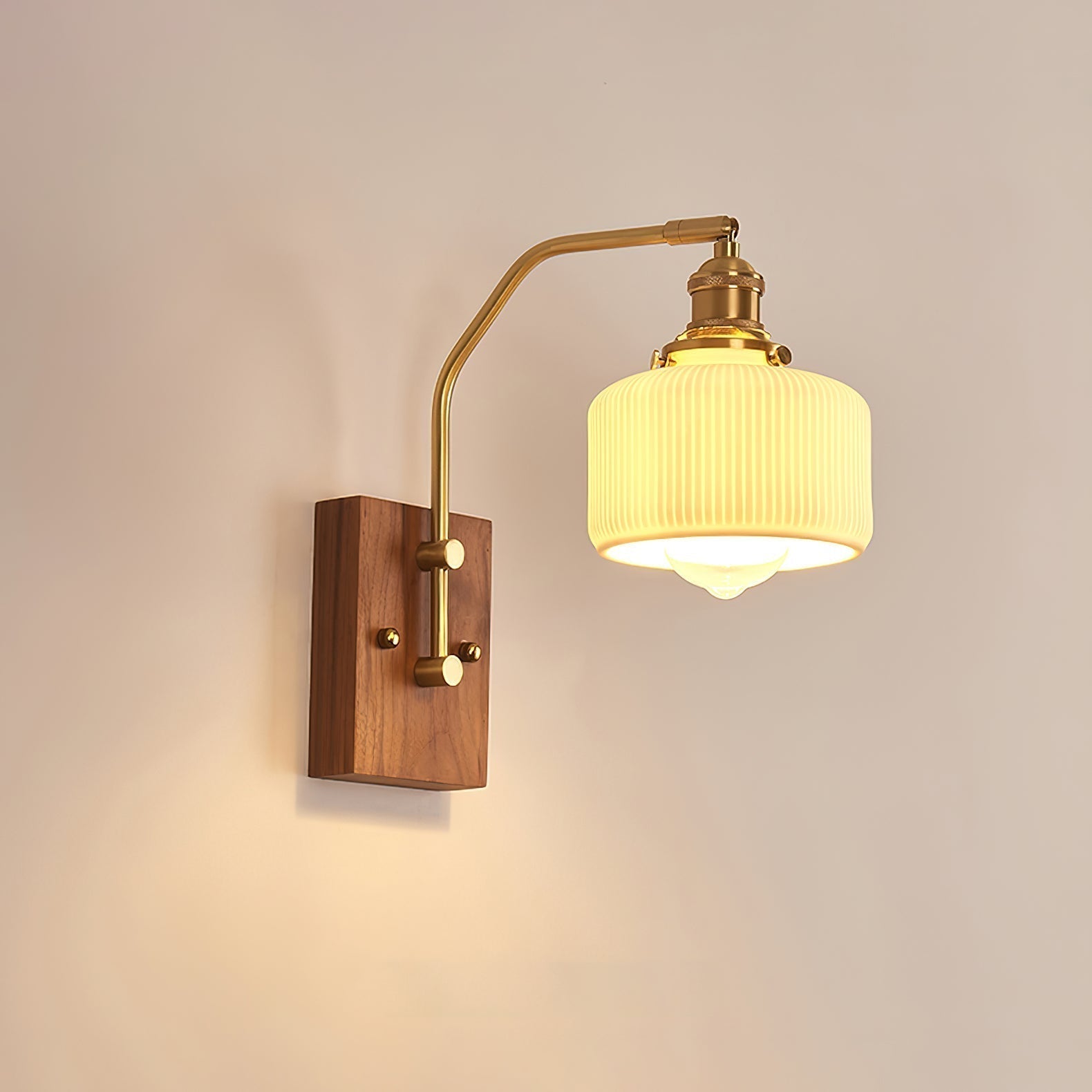 Heritage Walnut Wall Lamp - Letslighting