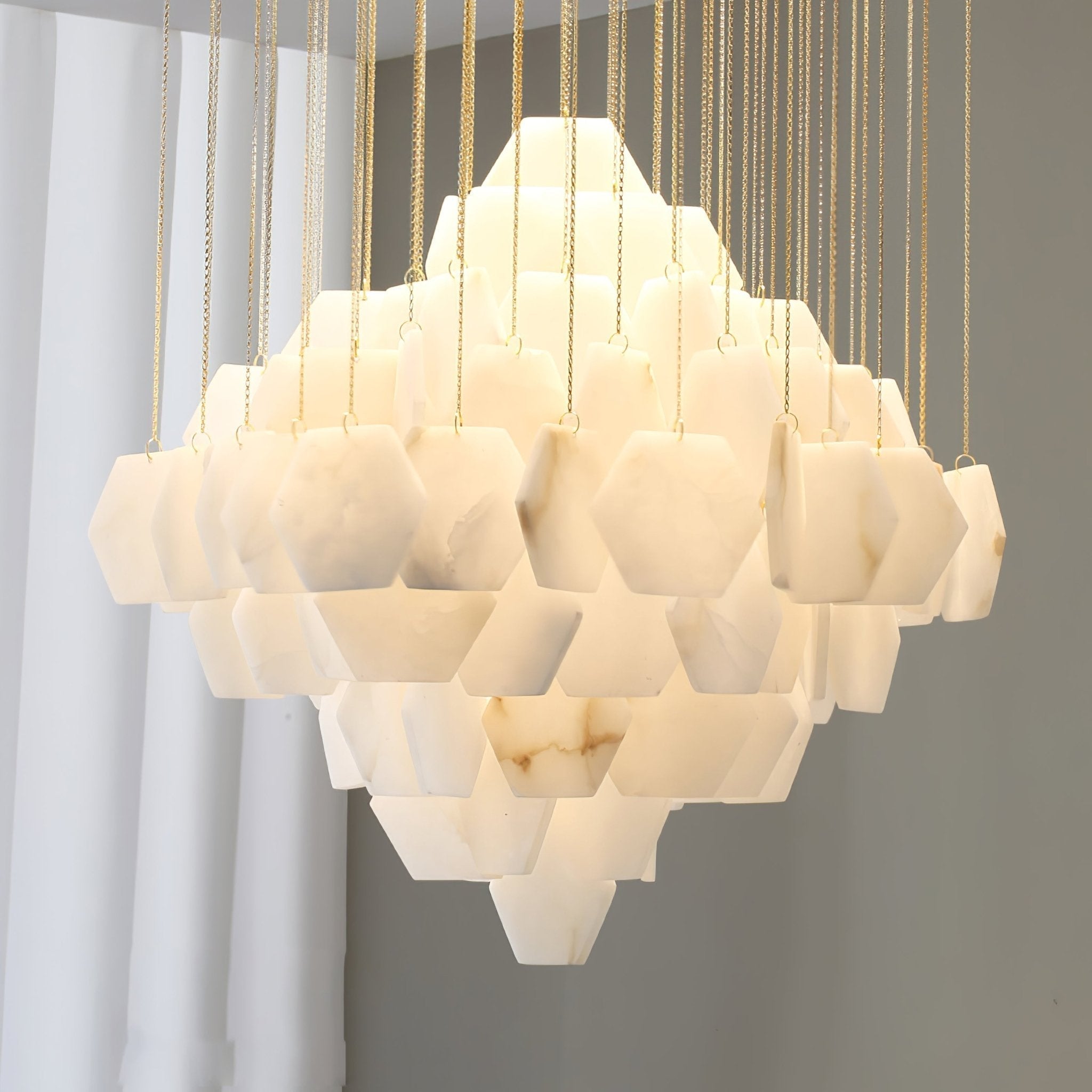 Aurelia Luxury Alabaster Chandelier - Letslighting