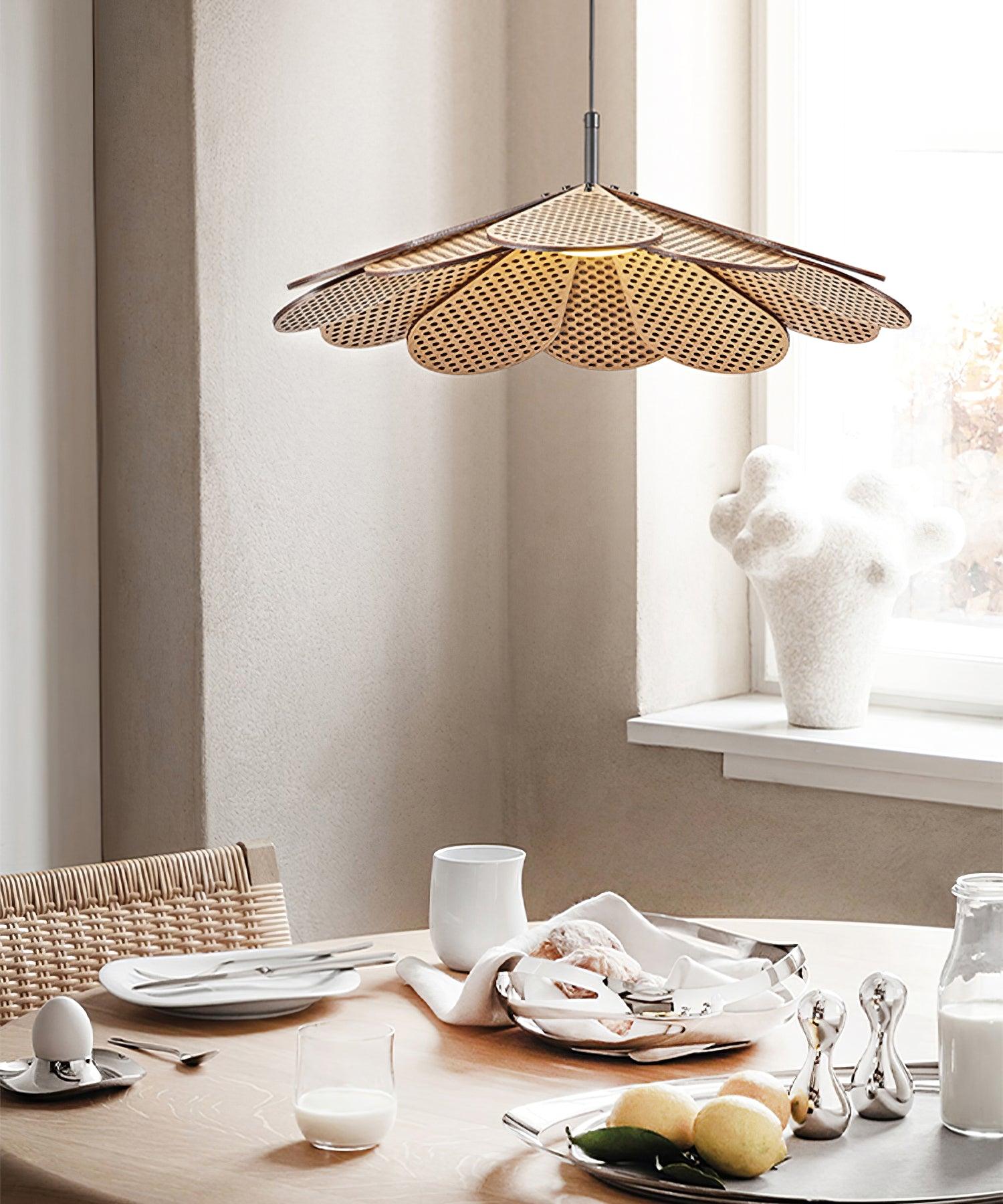 Zevarus Nordic Art Wabi-Sabi Metal Wood Pendant Light - Letslighting
