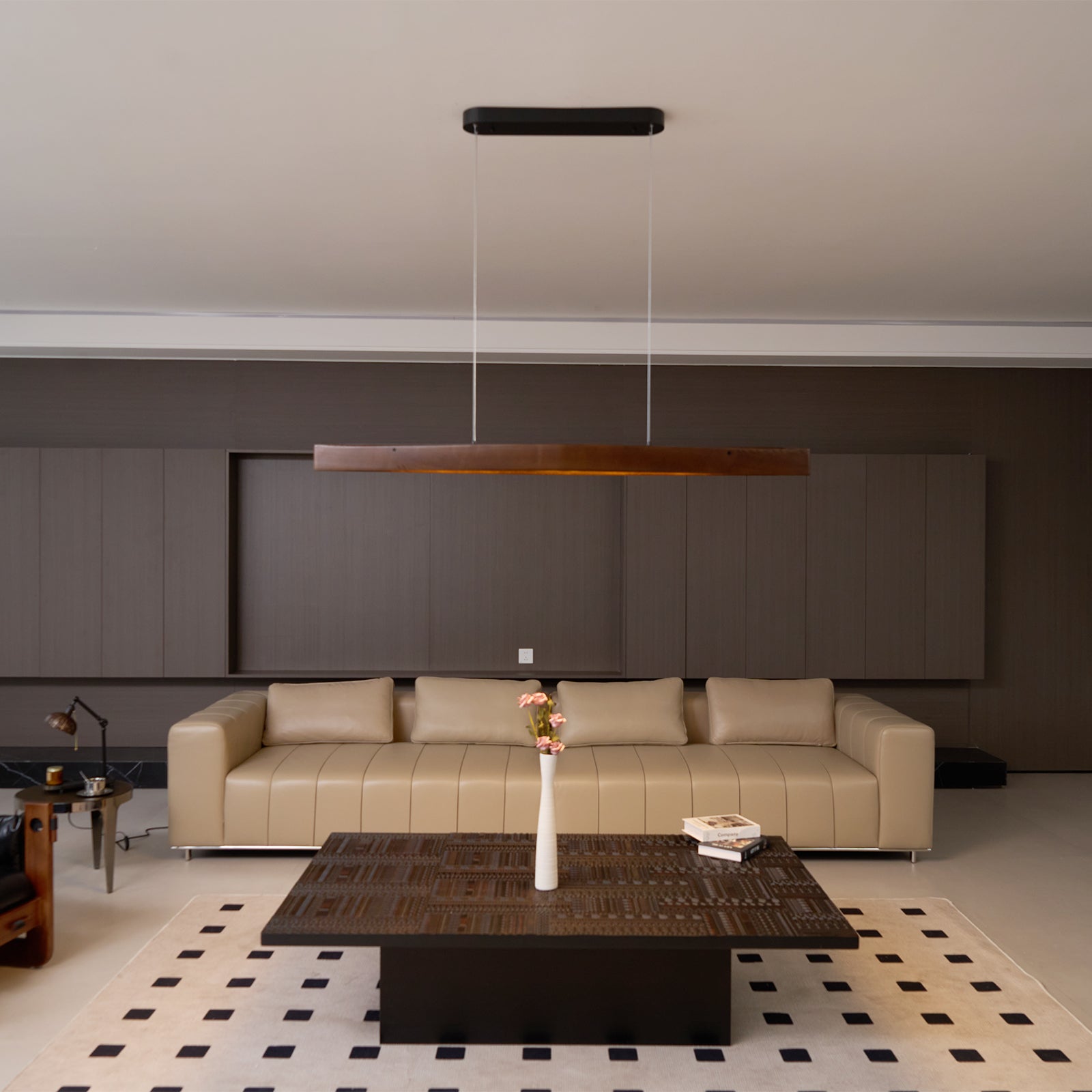Horizon Linear Wood Pendant Lamp - Letslighting