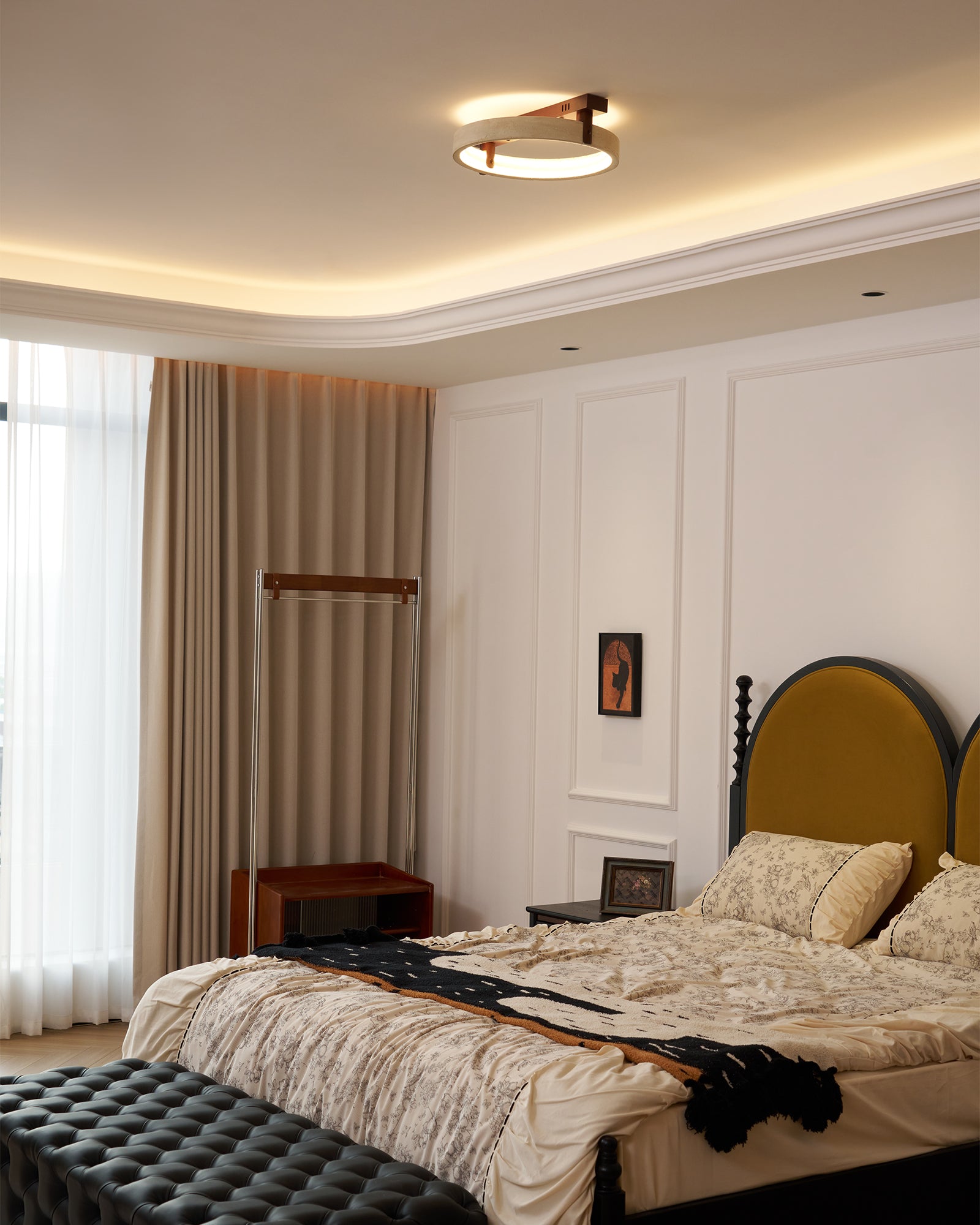Ivlaeyra Ringed Travertine Wall Light - Letslighting