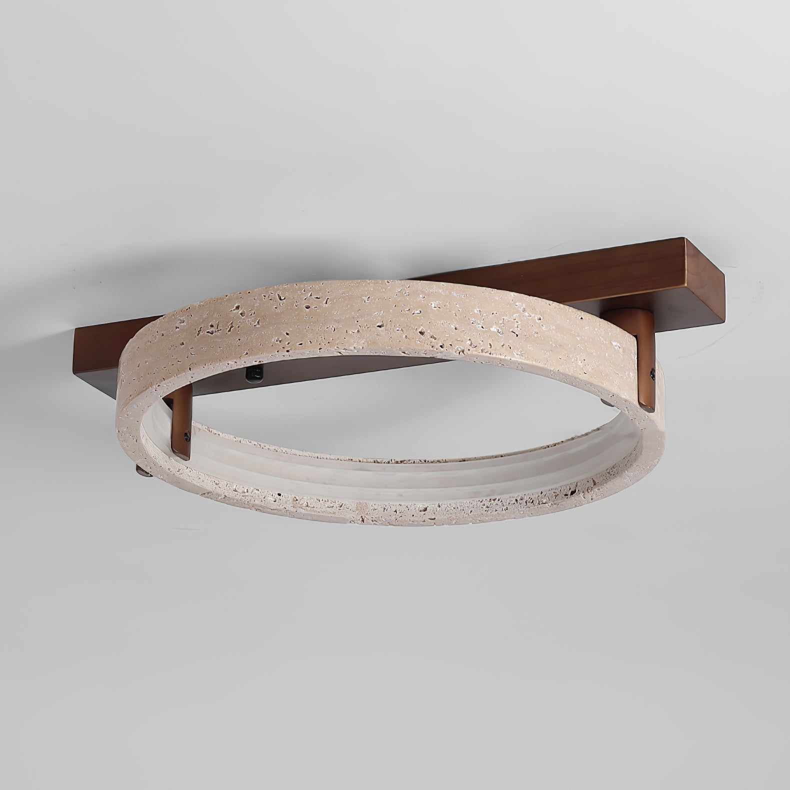 Ivlaeyra Ringed Travertine Wall Light - Letslighting