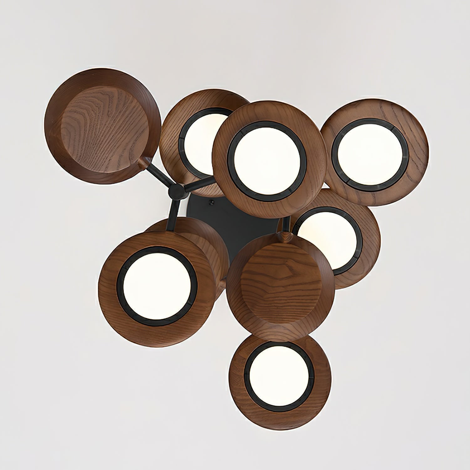 Alnoraris Tiered Wood Pendant Light - Letslighting