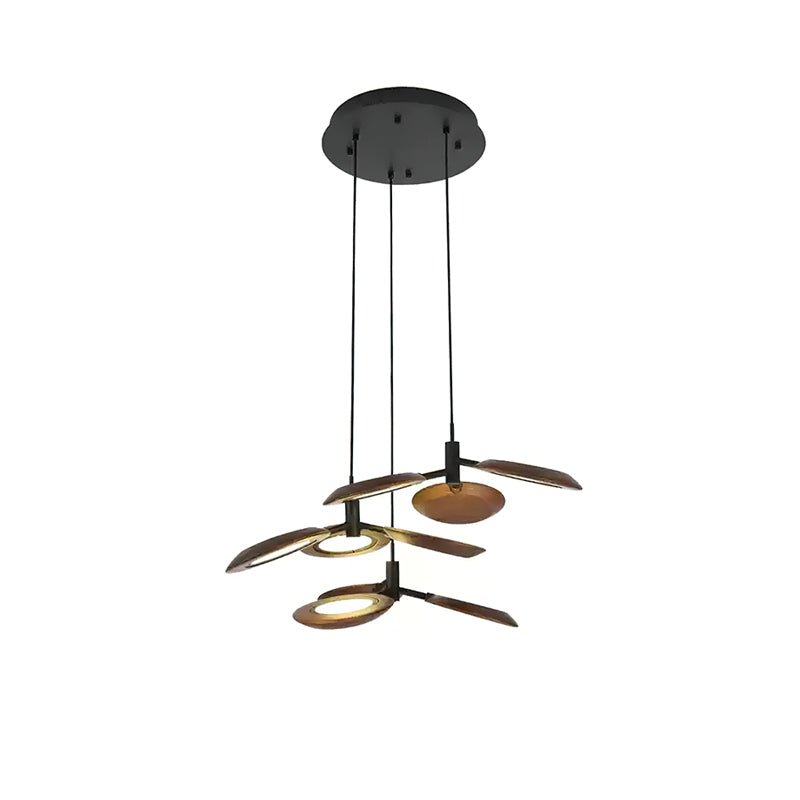 Alnoraris Tiered Wood Pendant Light - Letslighting