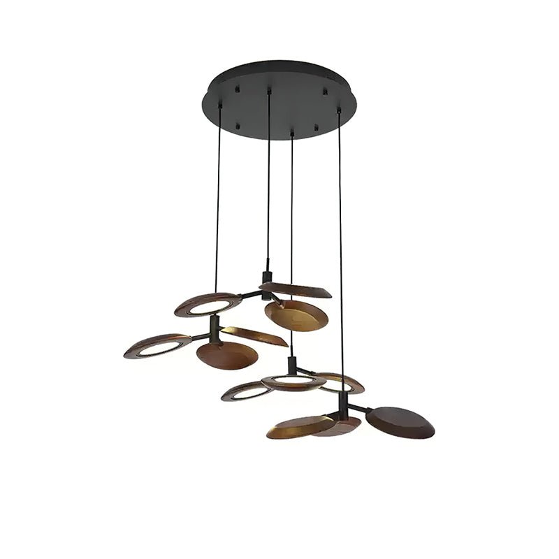 Alnoraris Tiered Wood Pendant Light - Letslighting
