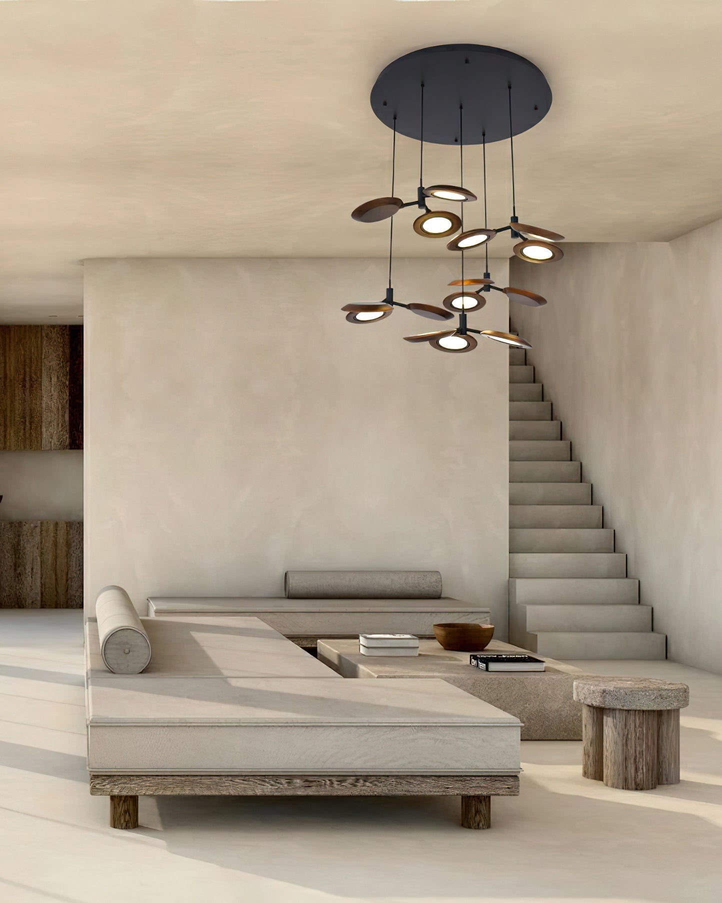 Alnoraris Tiered Wood Pendant Light - Letslighting