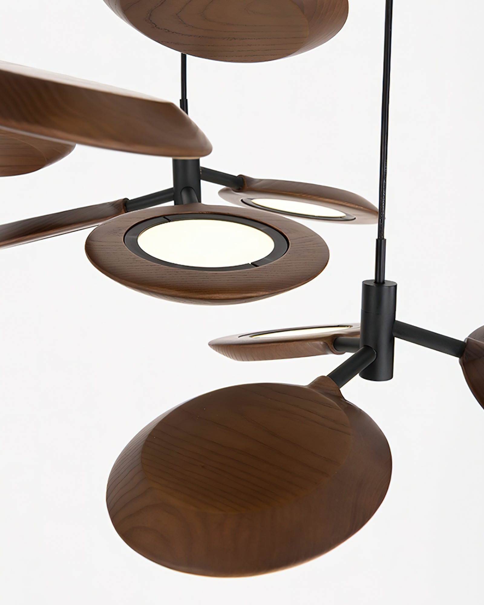 Alnoraris Tiered Wood Pendant Light - Letslighting