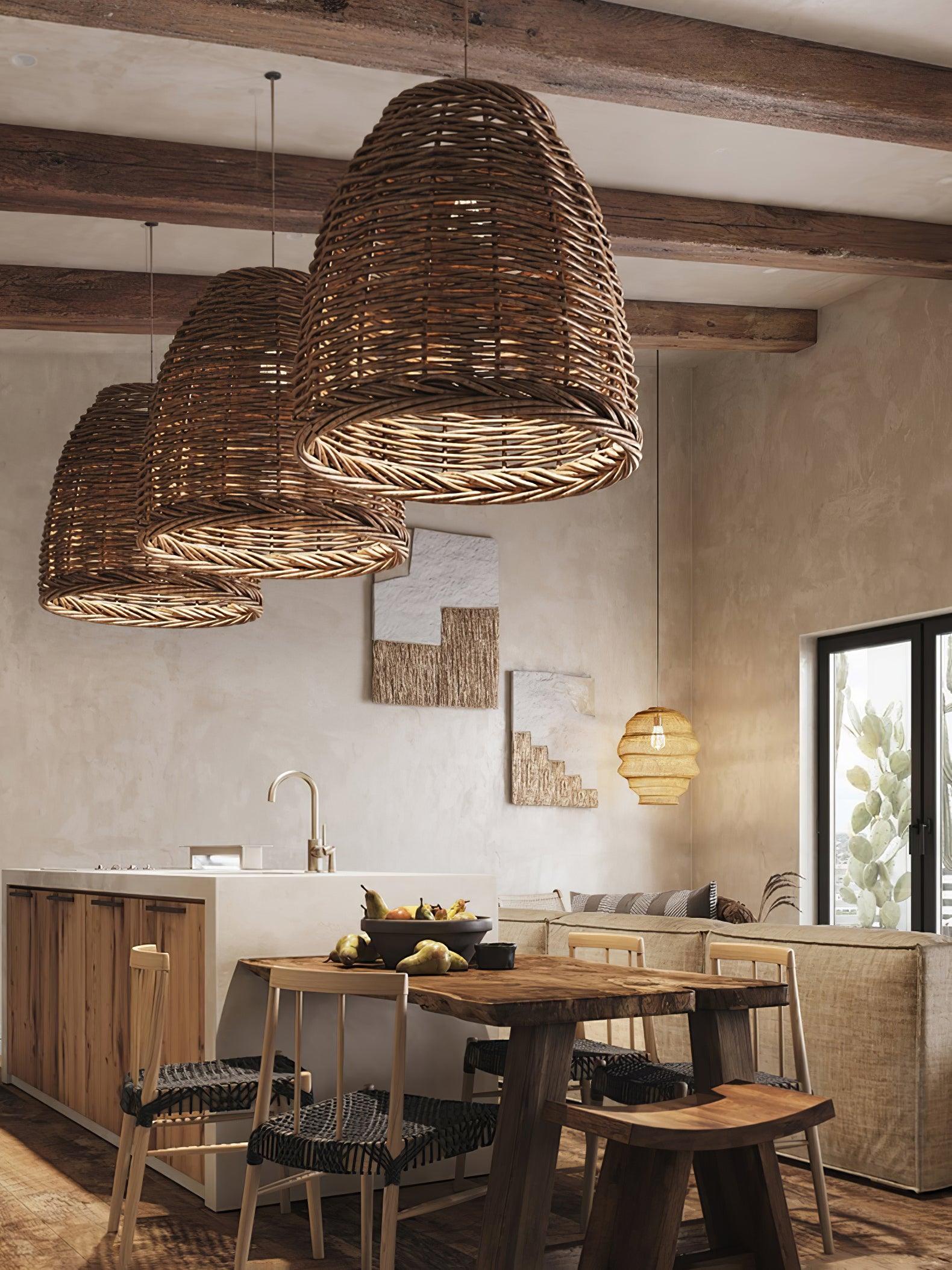 Hues Wicker Pendant Lamp - Letslighting