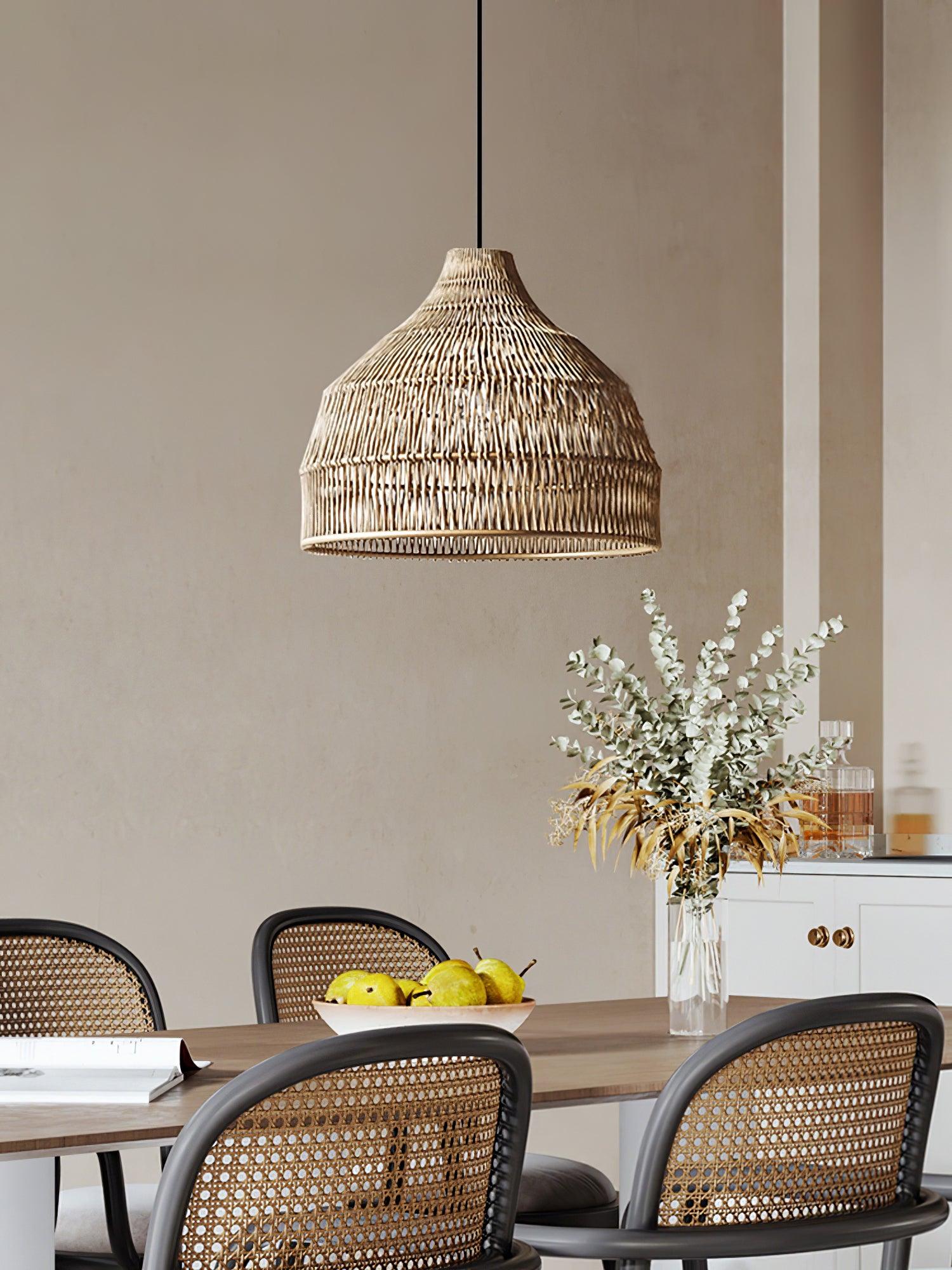 Hues Wicker Pendant Lamp - Letslighting