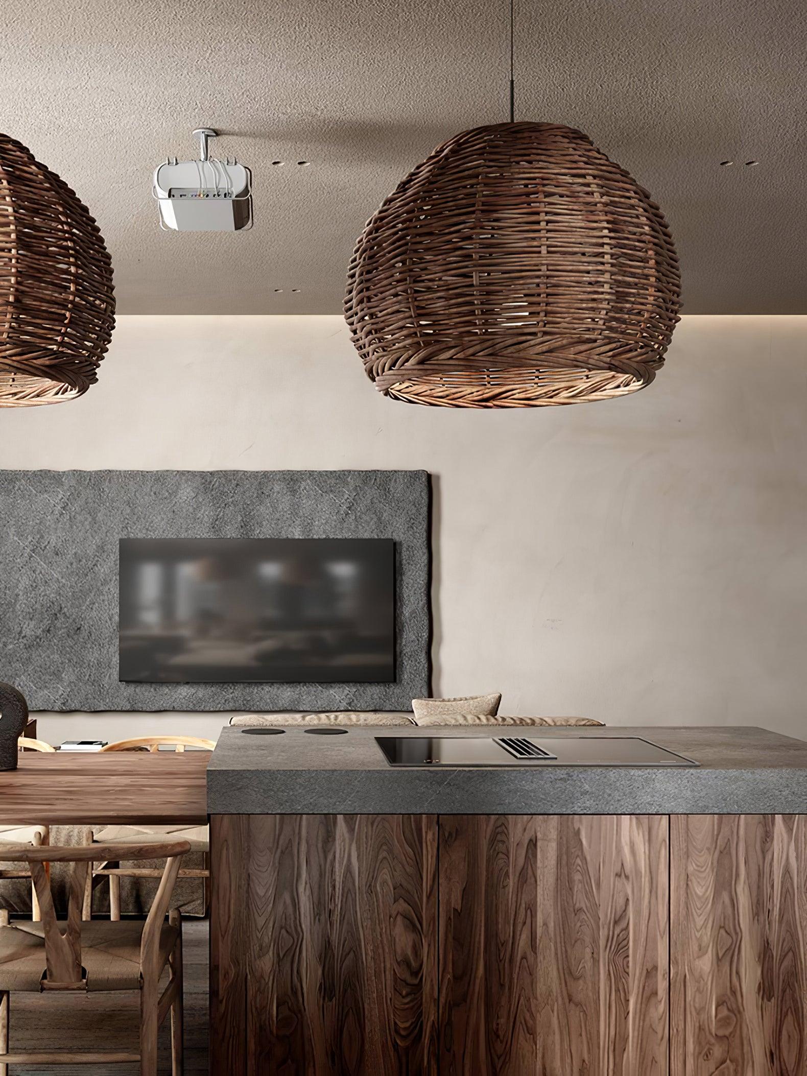 Hues Wicker Pendant Lamp - Letslighting
