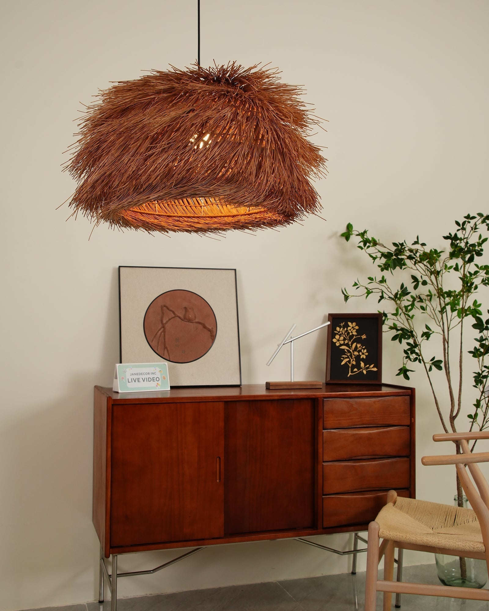 Hues Wicker Pendant Lamp - Letslighting