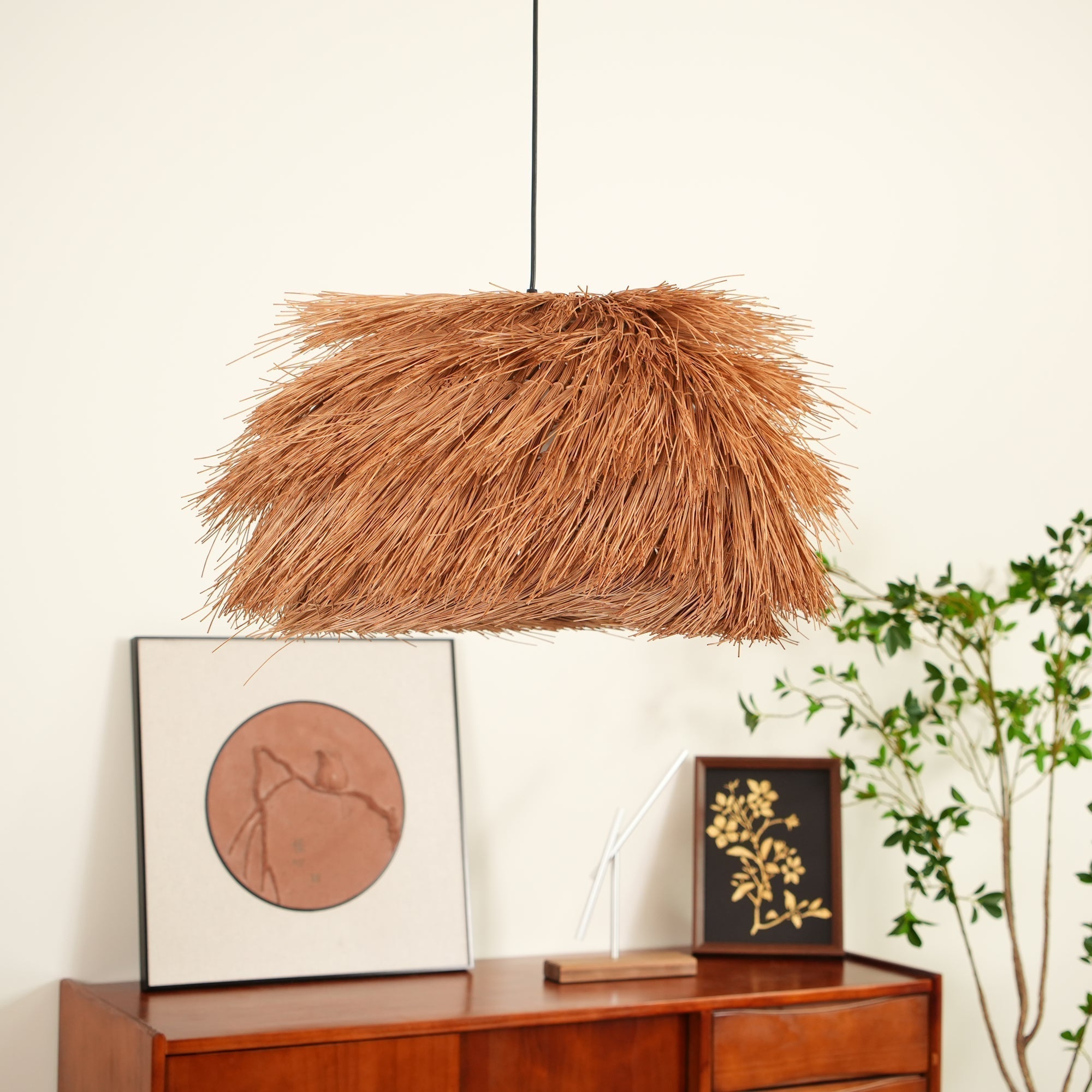 Hues Wicker Pendant Lamp - Letslighting