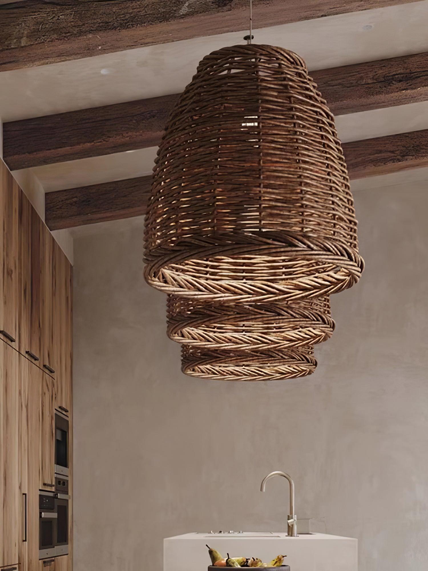 Hues Wicker Pendant Lamp - Letslighting