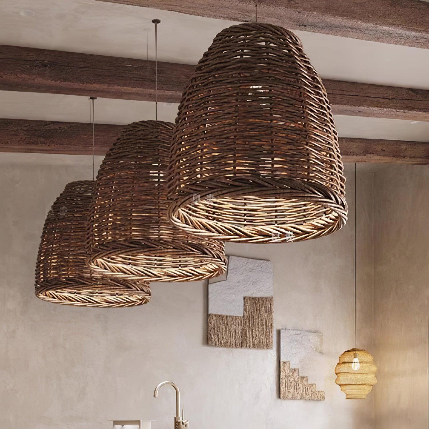 Hues Wicker Pendant Lamp - Letslighting