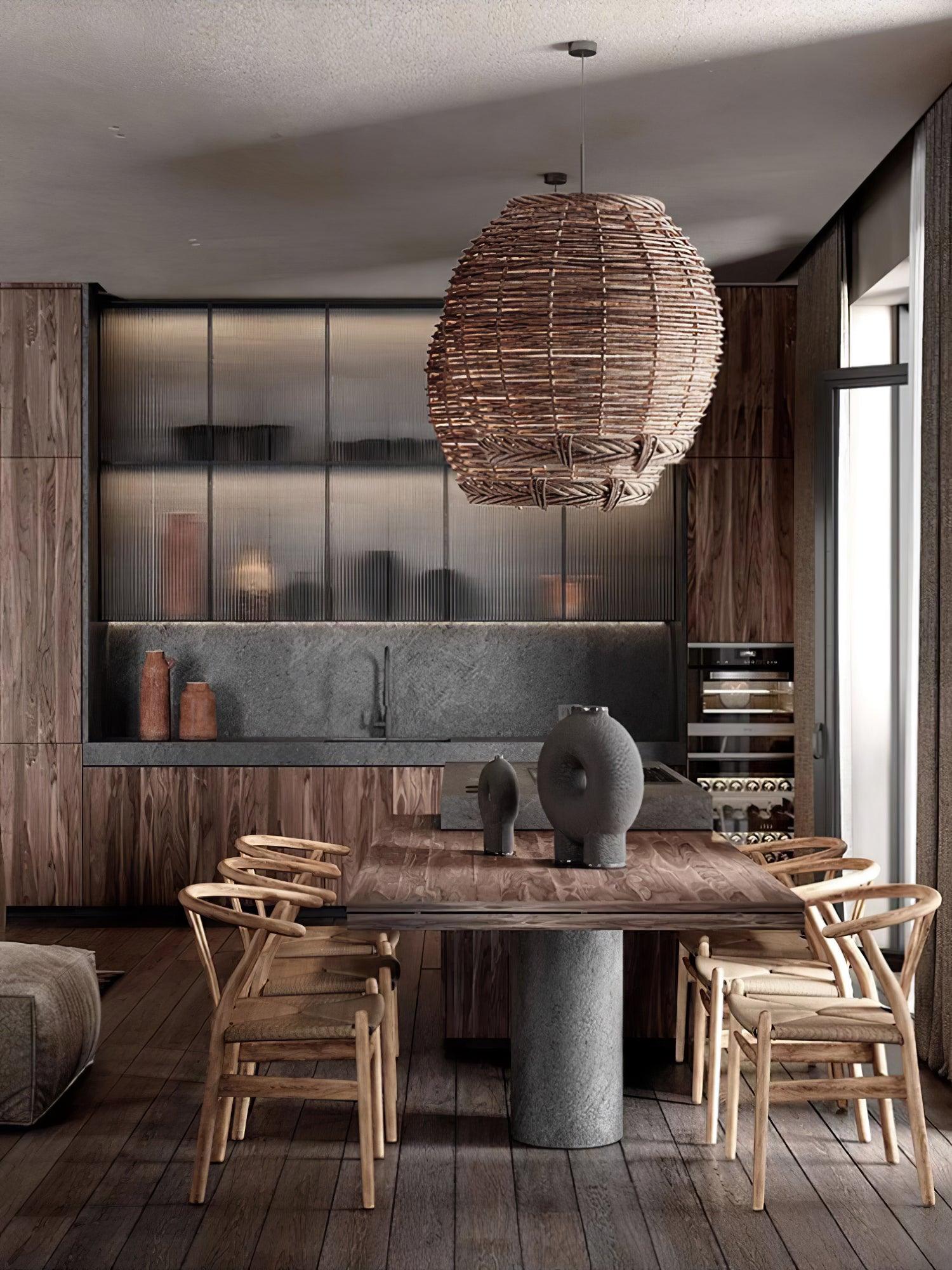 Hues Wicker Pendant Lamp - Letslighting