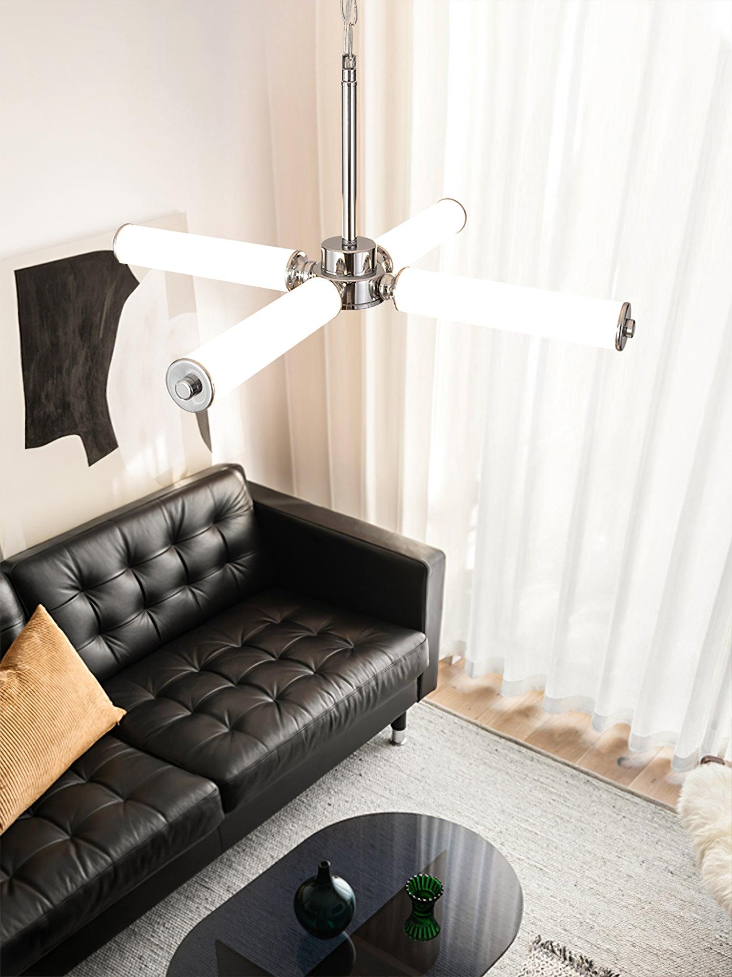 Zoliria Modern Minimalist LED Metal Glass Chandelier - Letslighting