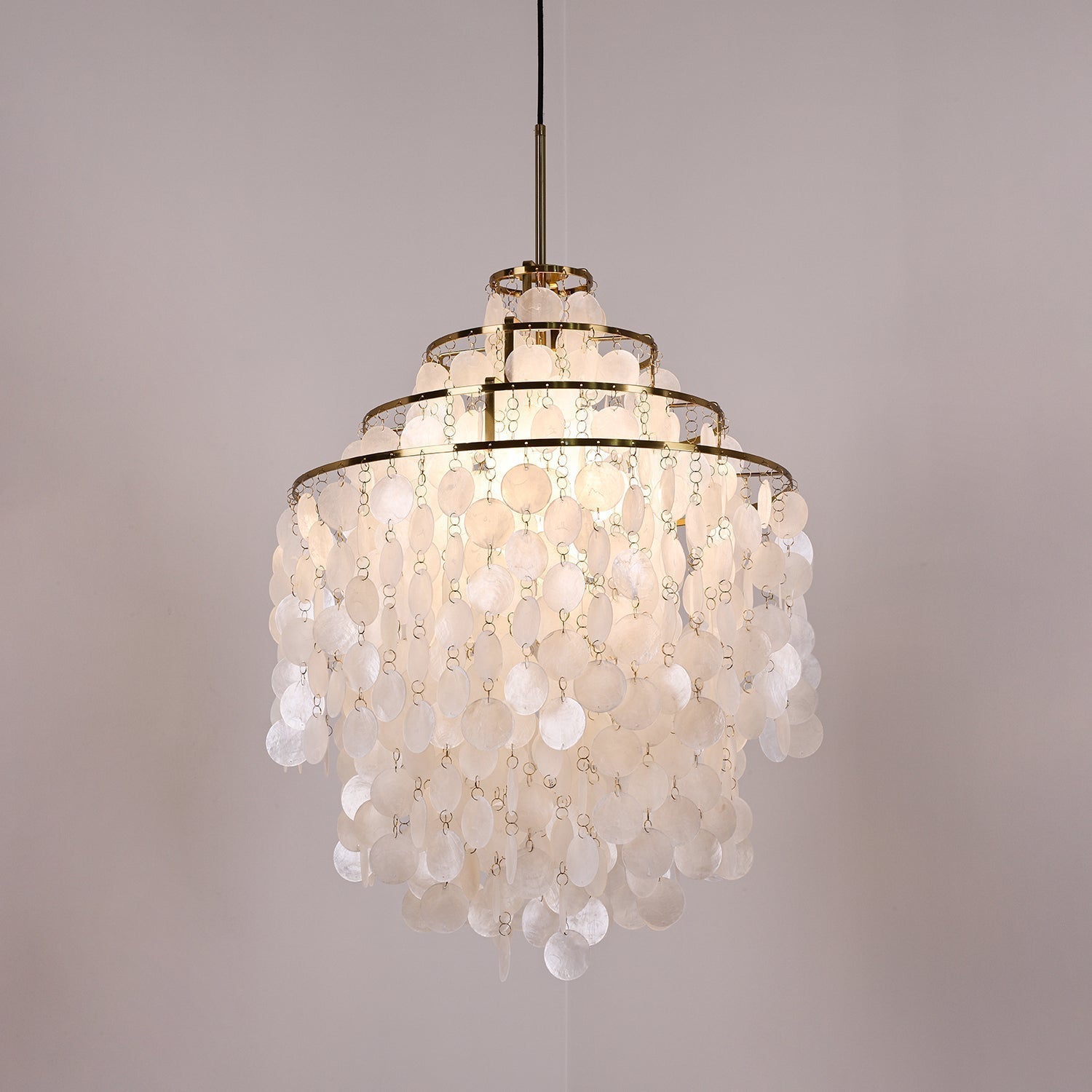 Round Shell Chandelier - Letslighting
