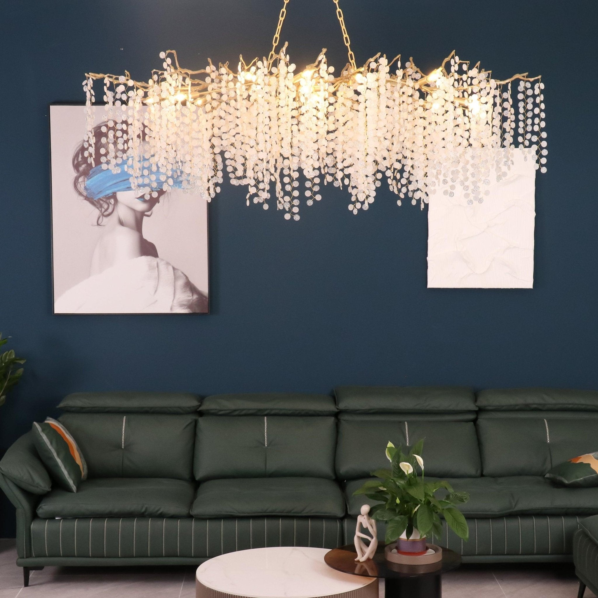 Shiro Noda Crystal Chandelier - Letslighting